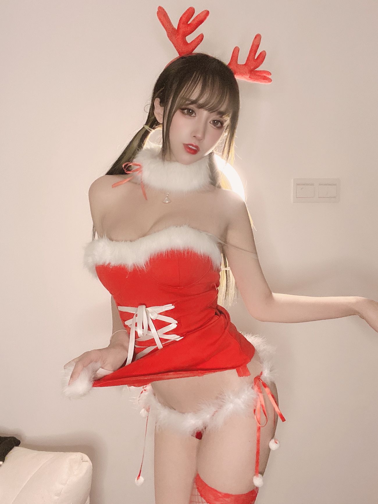 图片[12]-过期米线线喵 – 圣诞特辑 [36P] – 速更版-美库