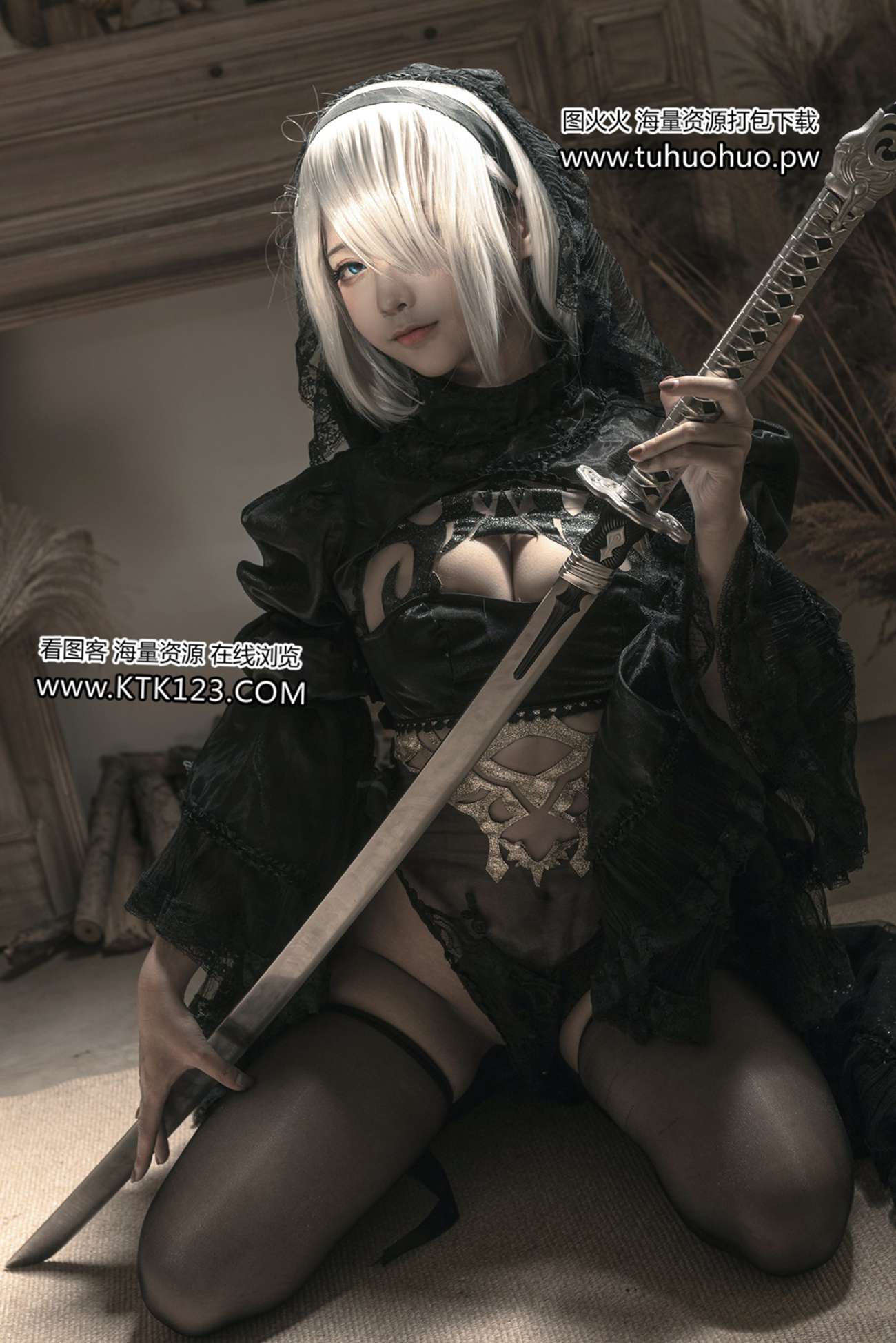 图片[10]-蠢沫沫 尼尔纪元 黑花嫁 [20P] – 速更版-美库