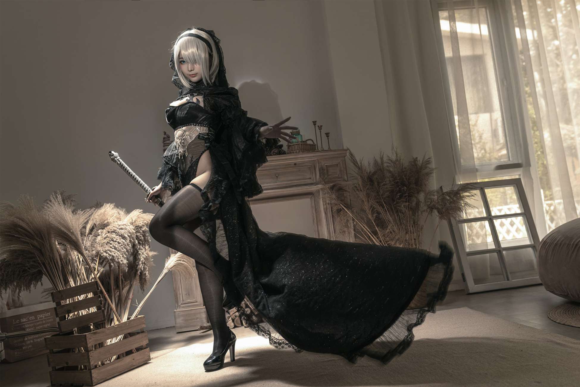 图片[13]-蠢沫沫 尼尔纪元 黑花嫁 [20P] – 速更版-美库