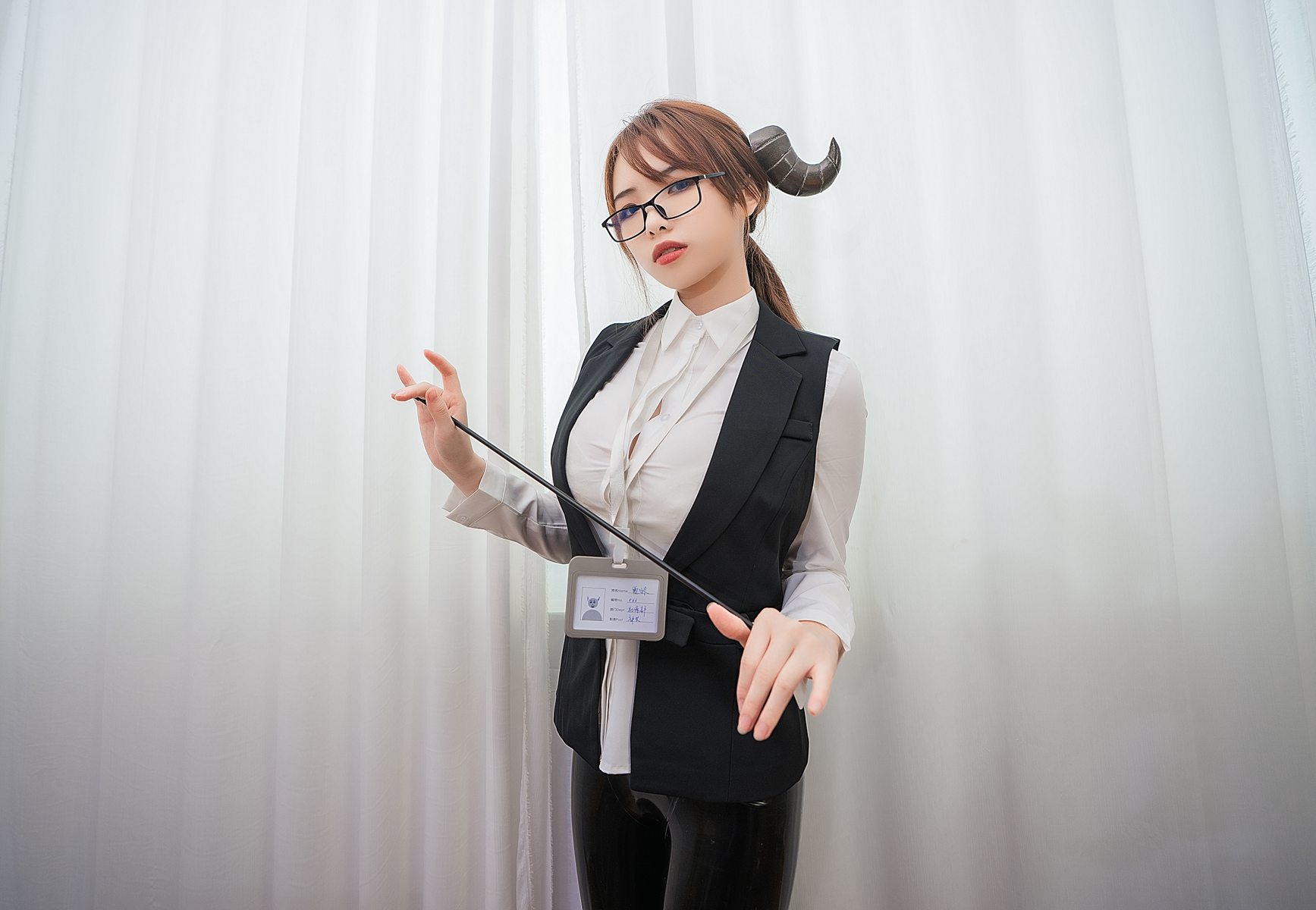 图片[38]-雯妹不讲道理 魅魔本 office devil [27P] – 速更版-美库