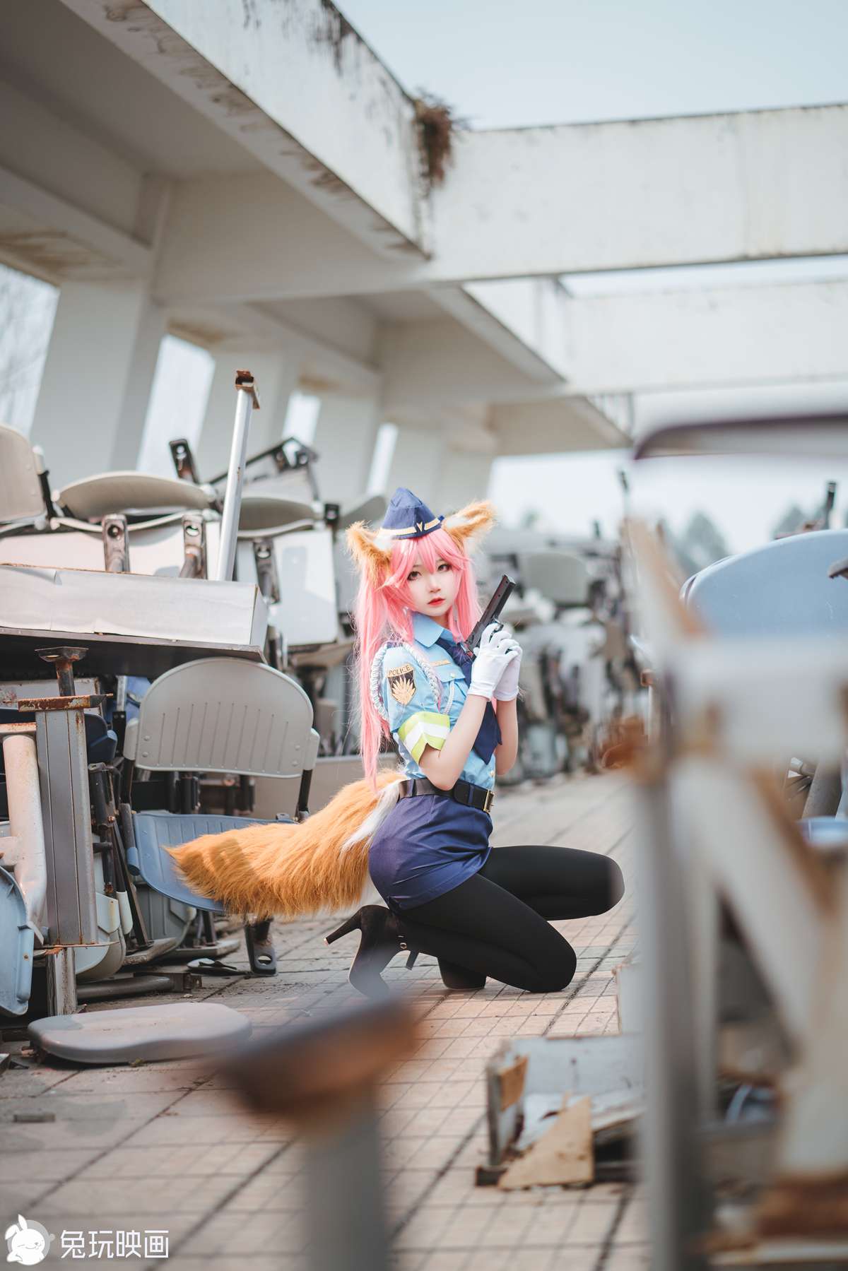 图片[14]-兔玩映画 C174 女警玉藻前 [41P] – 速更版-美库