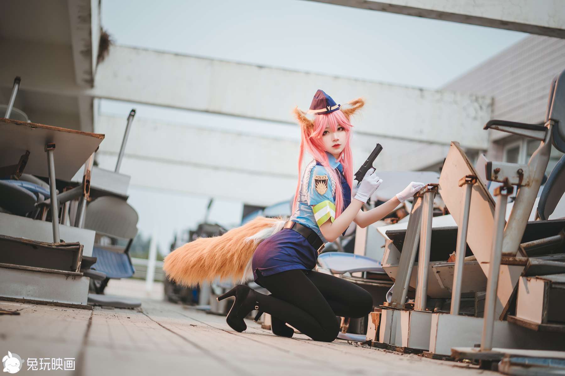 图片[17]-兔玩映画 C174 女警玉藻前 [41P] – 速更版-美库