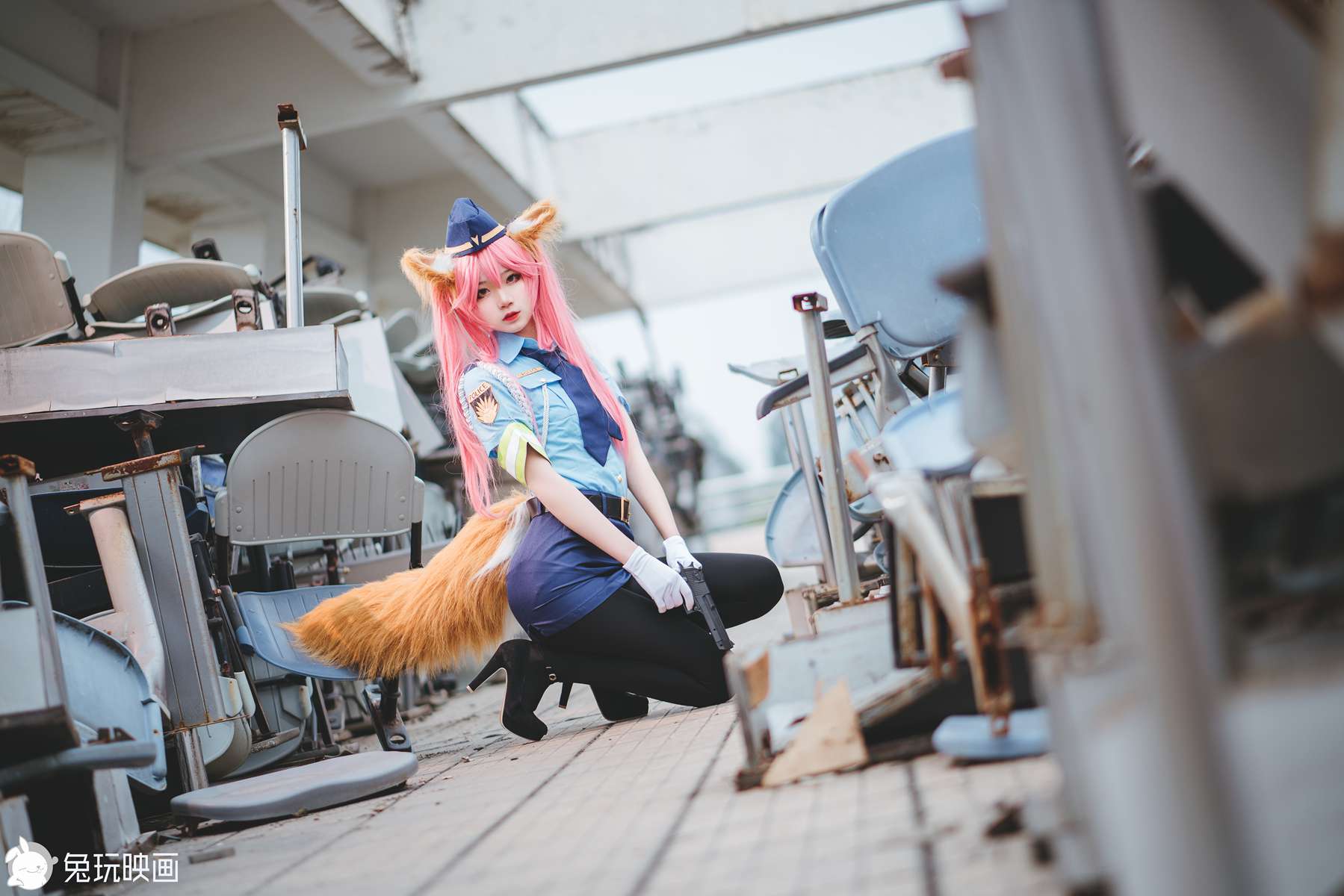 图片[18]-兔玩映画 C174 女警玉藻前 [41P] – 速更版-美库