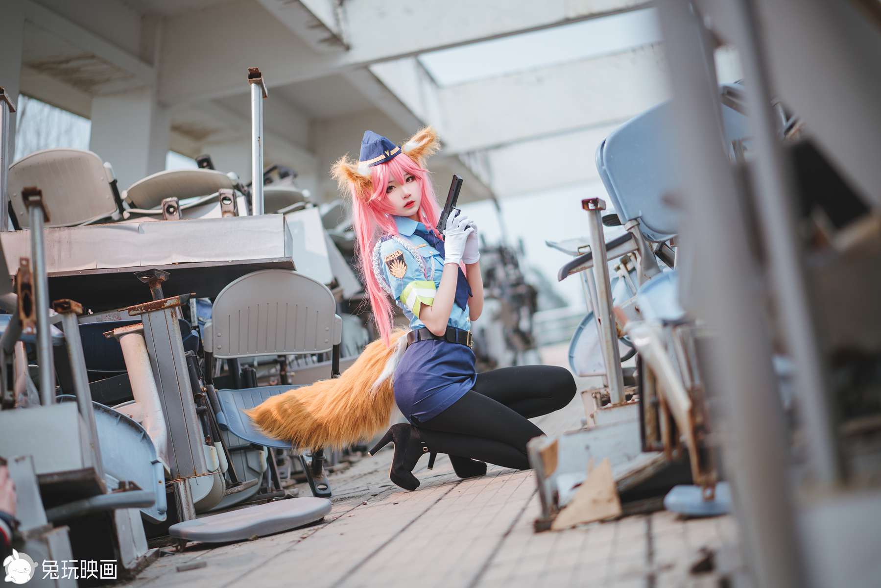 图片[19]-兔玩映画 C174 女警玉藻前 [41P] – 速更版-美库