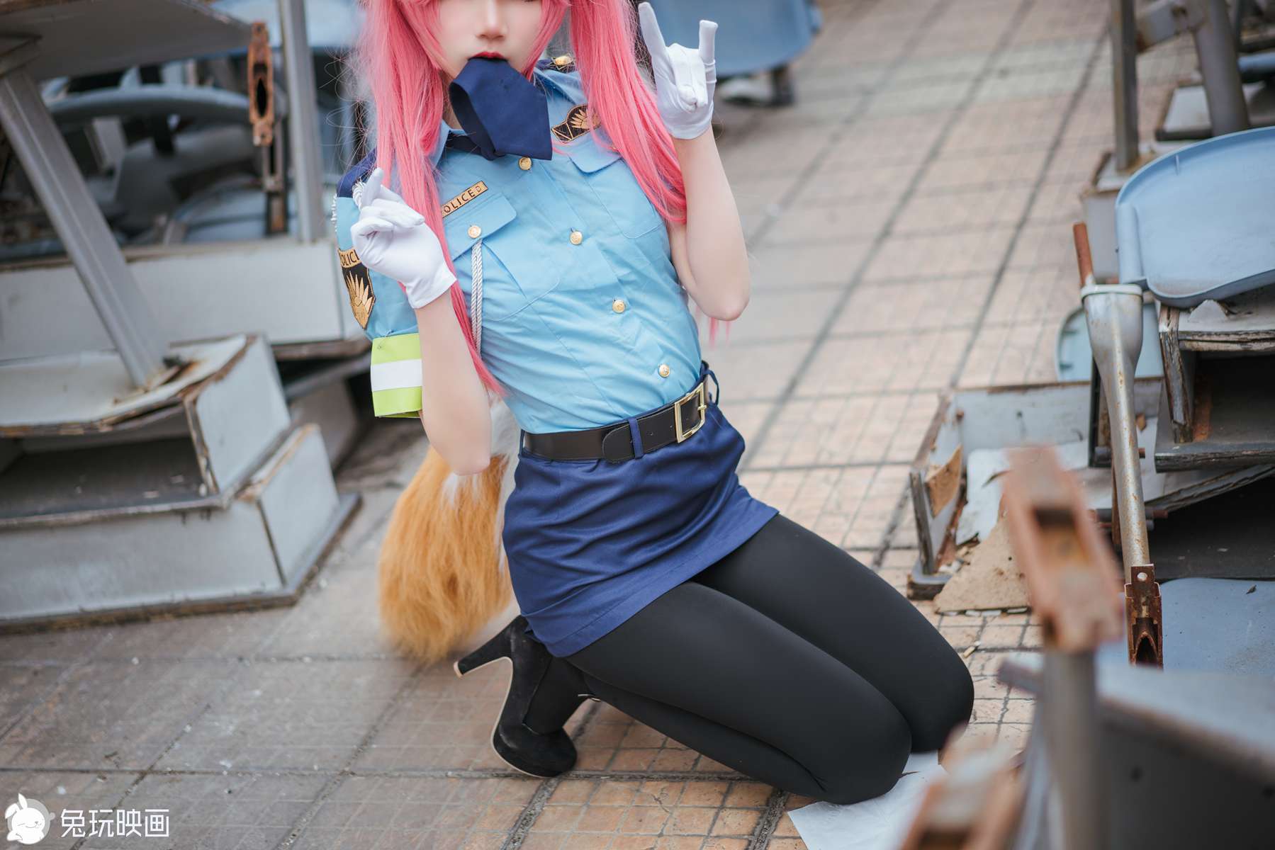 图片[22]-兔玩映画 C174 女警玉藻前 [41P] – 速更版-美库