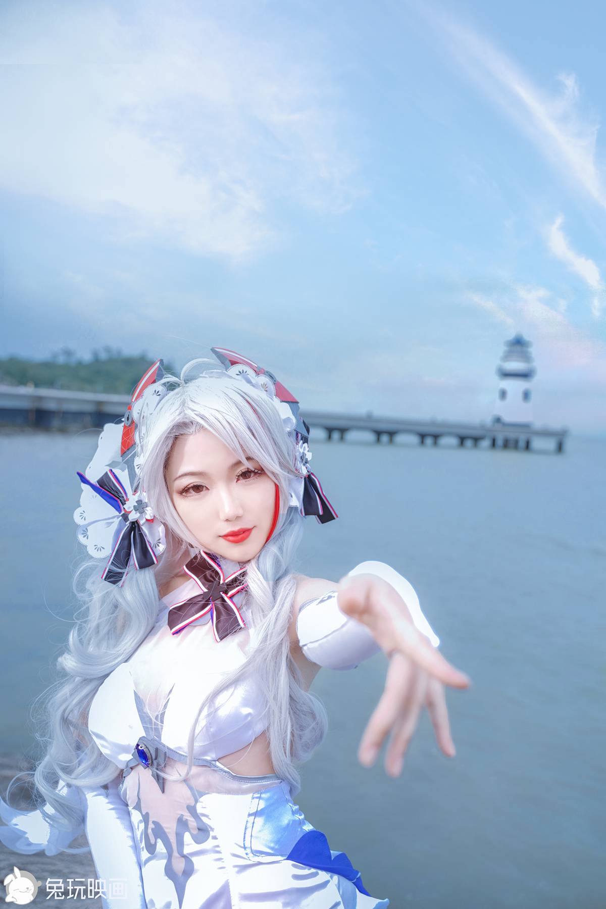 图片[11]-兔玩映画 C175 碧蓝-欧根花嫁 [35P] – 速更版-美库