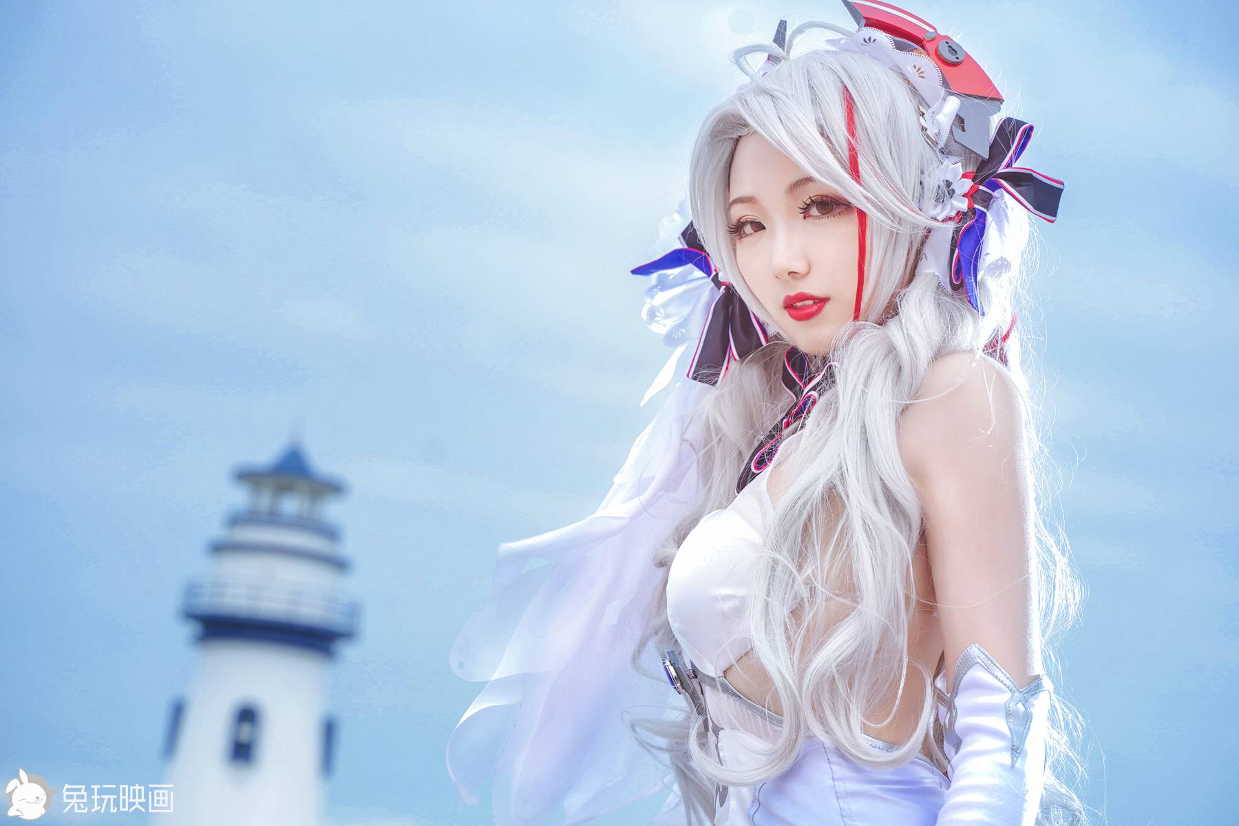 图片[12]-兔玩映画 C175 碧蓝-欧根花嫁 [35P] – 速更版-美库