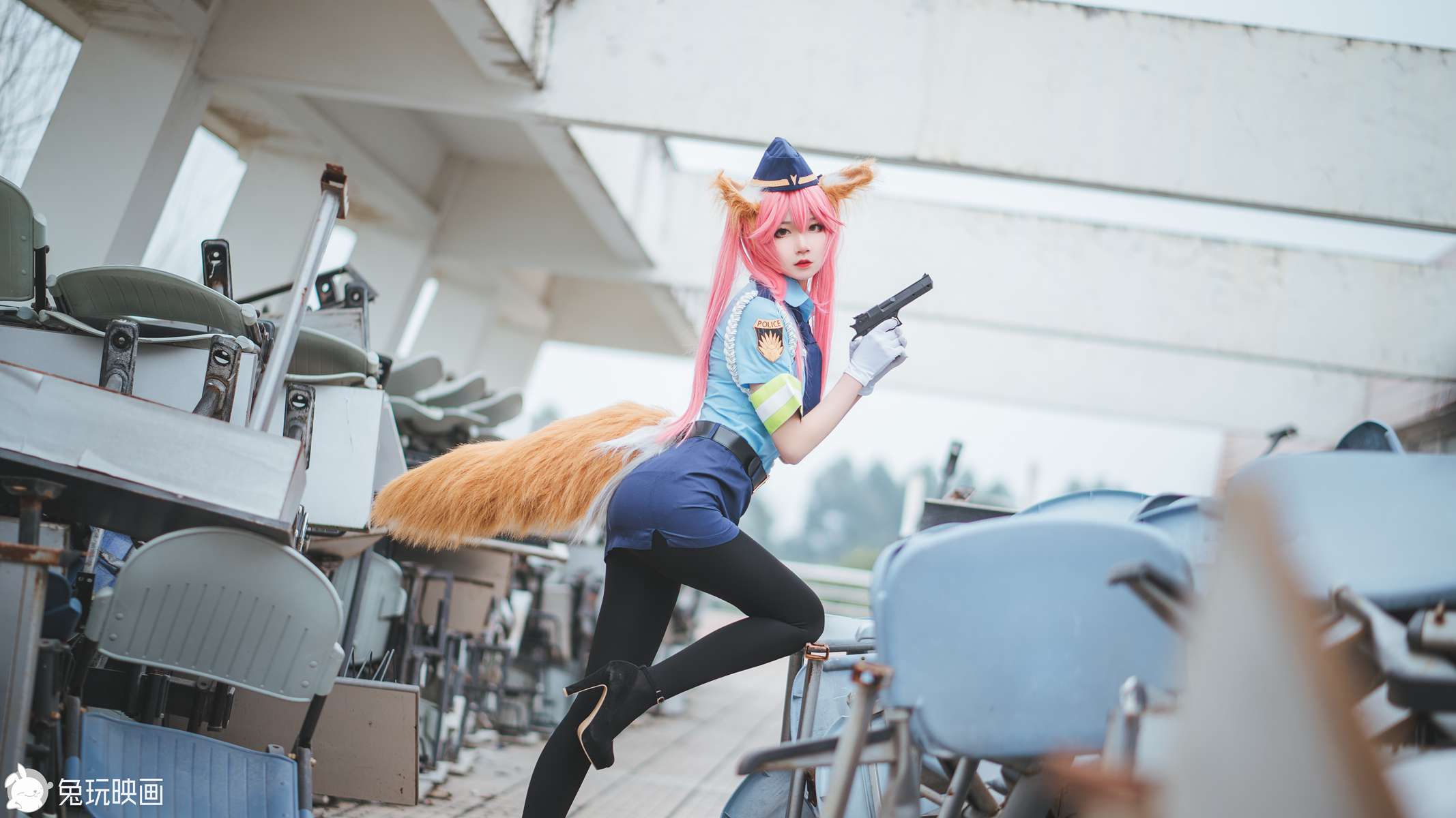 图片[25]-兔玩映画 C174 女警玉藻前 [41P] – 速更版-美库