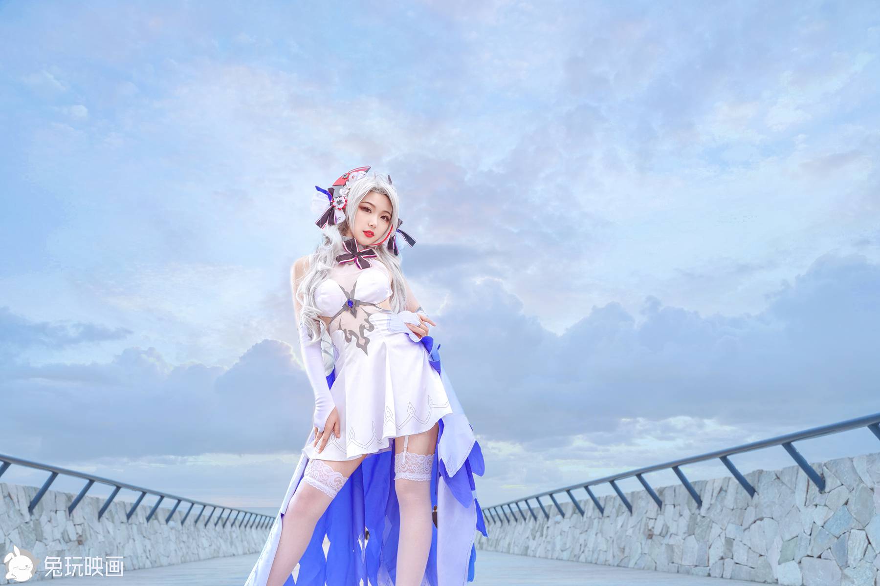 图片[13]-兔玩映画 C175 碧蓝-欧根花嫁 [35P] – 速更版-美库