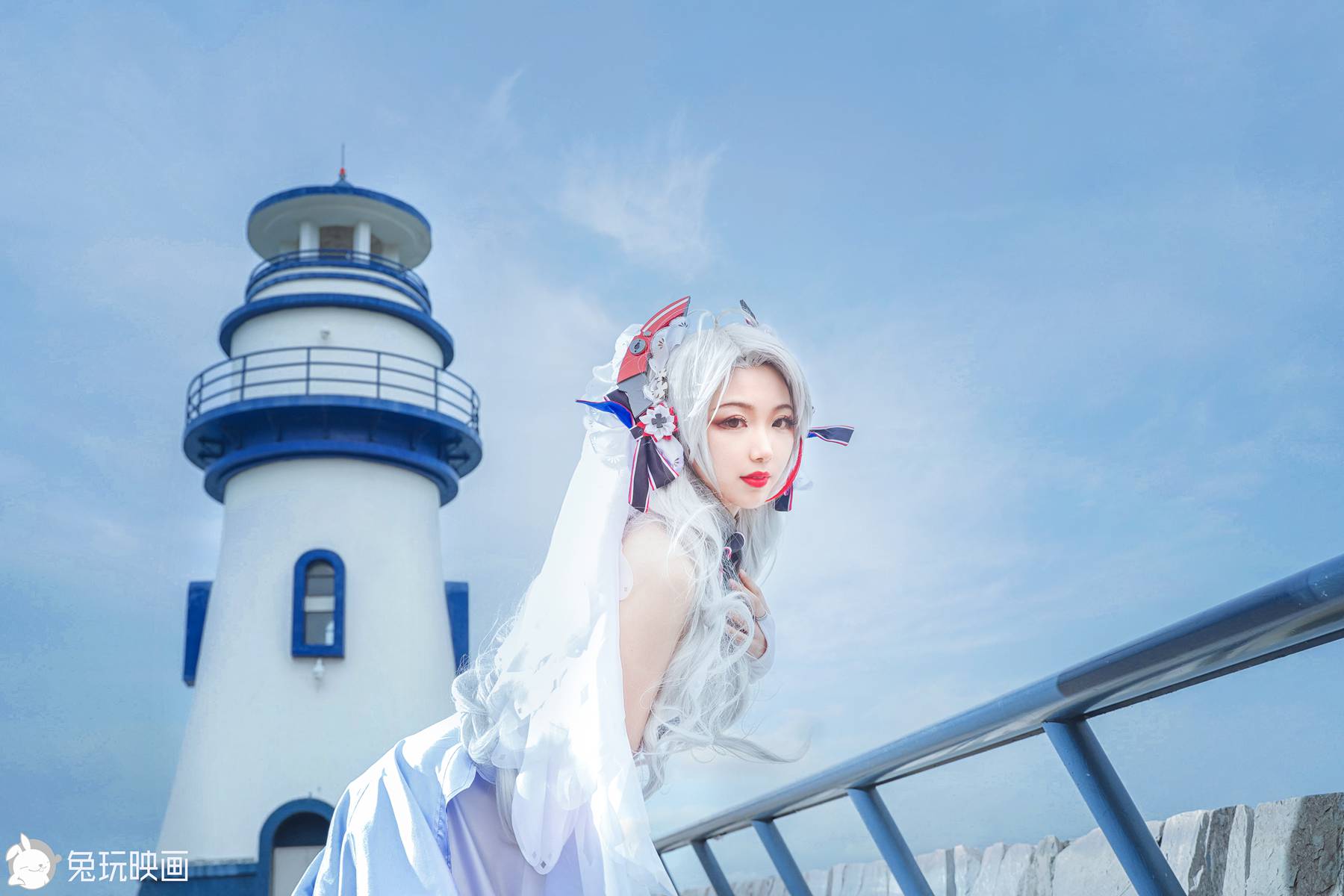 图片[14]-兔玩映画 C175 碧蓝-欧根花嫁 [35P] – 速更版-美库