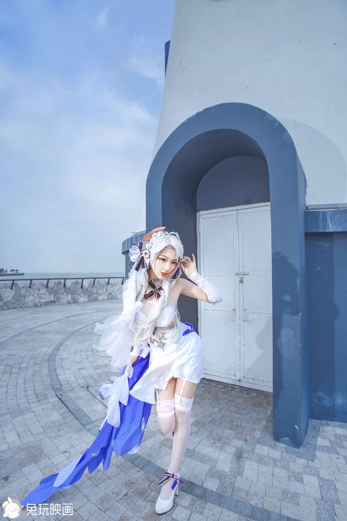 图片[17]-兔玩映画 C175 碧蓝-欧根花嫁 [35P] – 速更版-美库