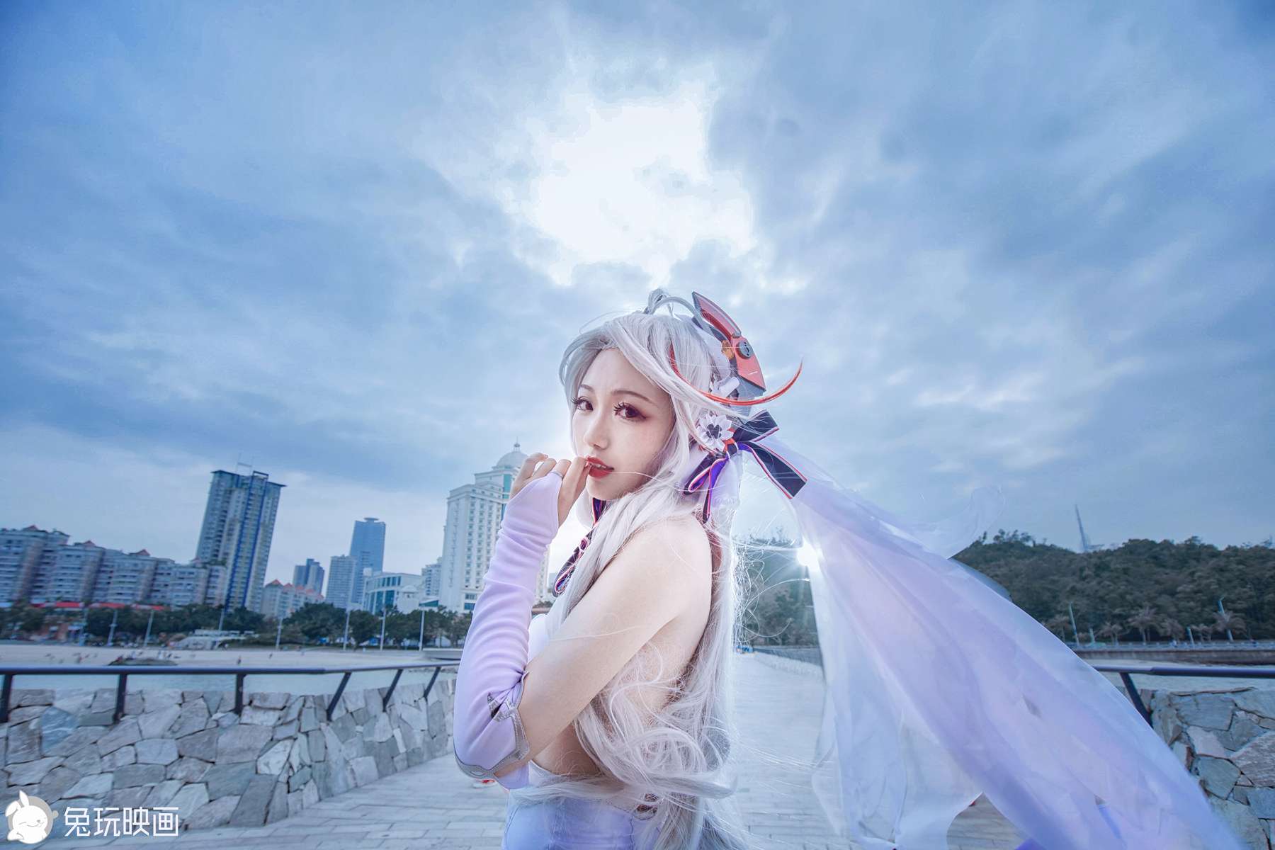 图片[18]-兔玩映画 C175 碧蓝-欧根花嫁 [35P] – 速更版-美库