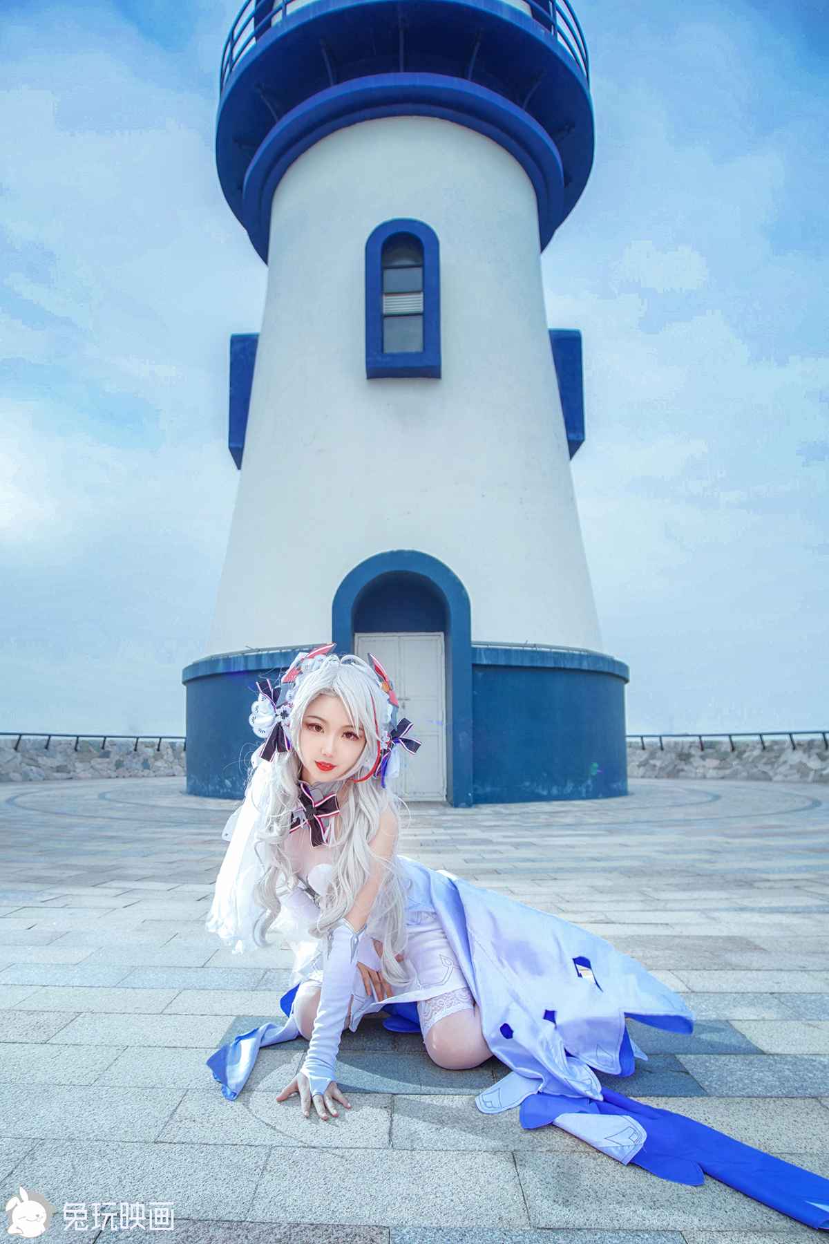 图片[20]-兔玩映画 C175 碧蓝-欧根花嫁 [35P] – 速更版-美库