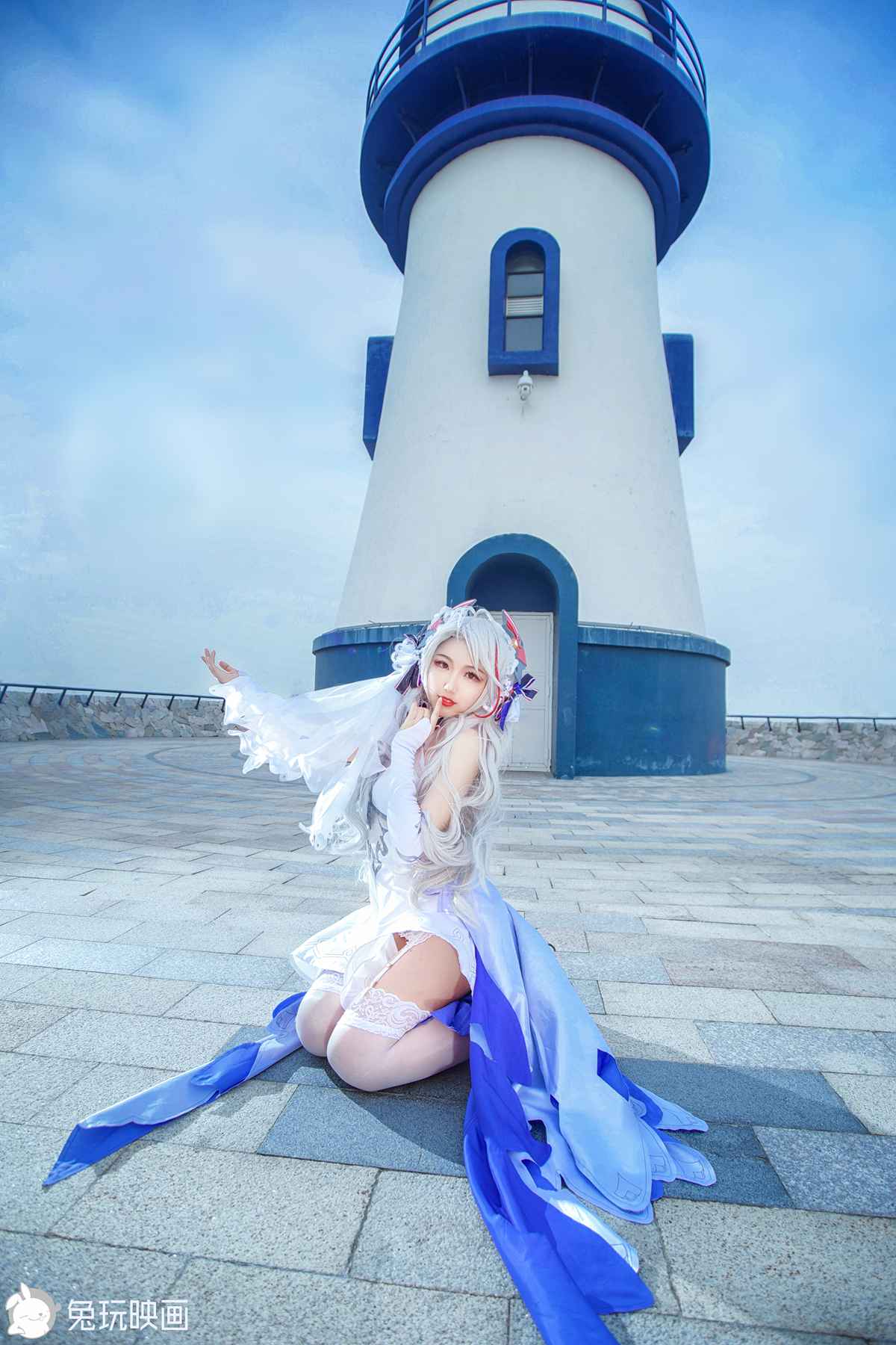 图片[21]-兔玩映画 C175 碧蓝-欧根花嫁 [35P] – 速更版-美库