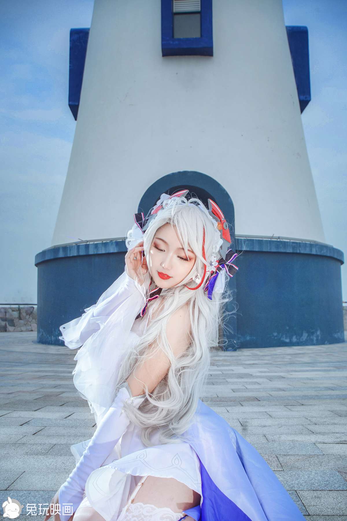 图片[22]-兔玩映画 C175 碧蓝-欧根花嫁 [35P] – 速更版-美库