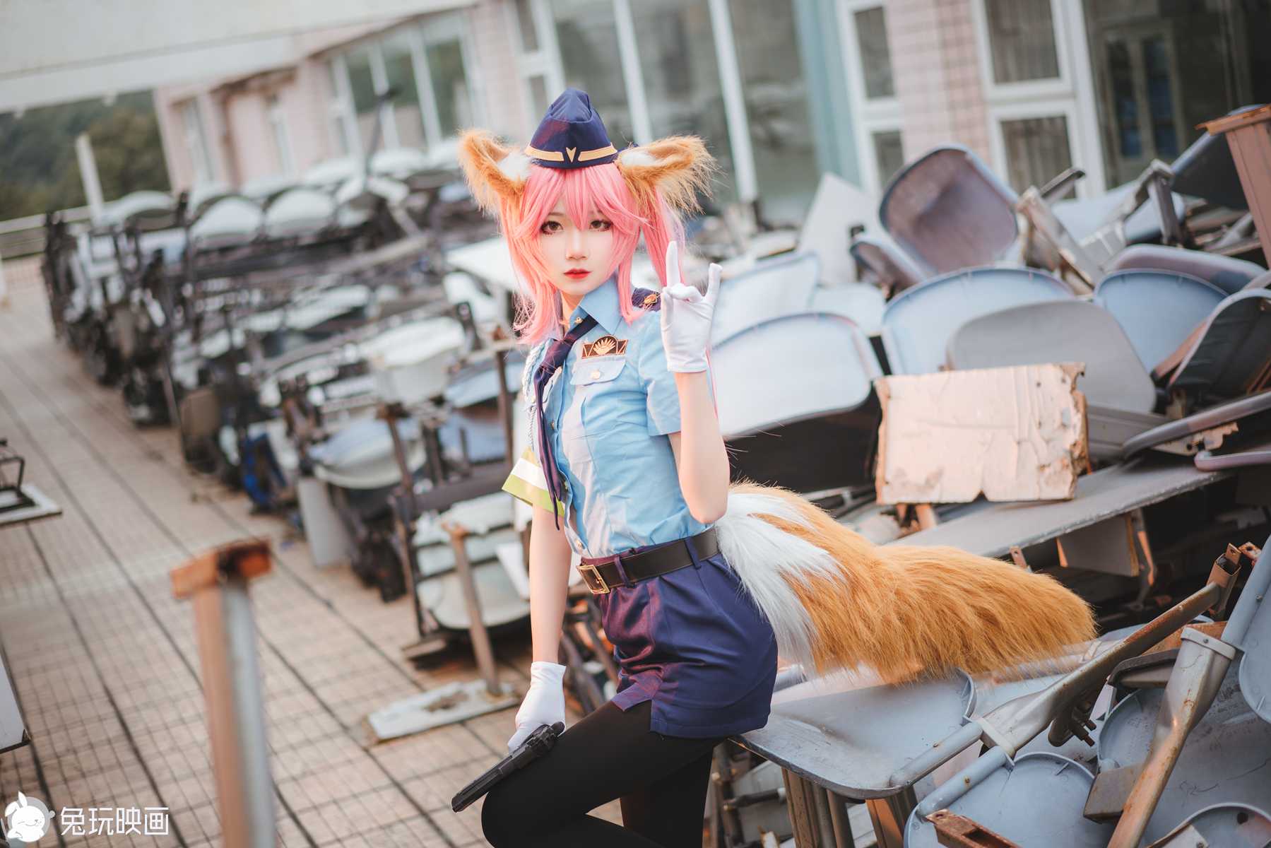 图片[38]-兔玩映画 C174 女警玉藻前 [41P] – 速更版-美库