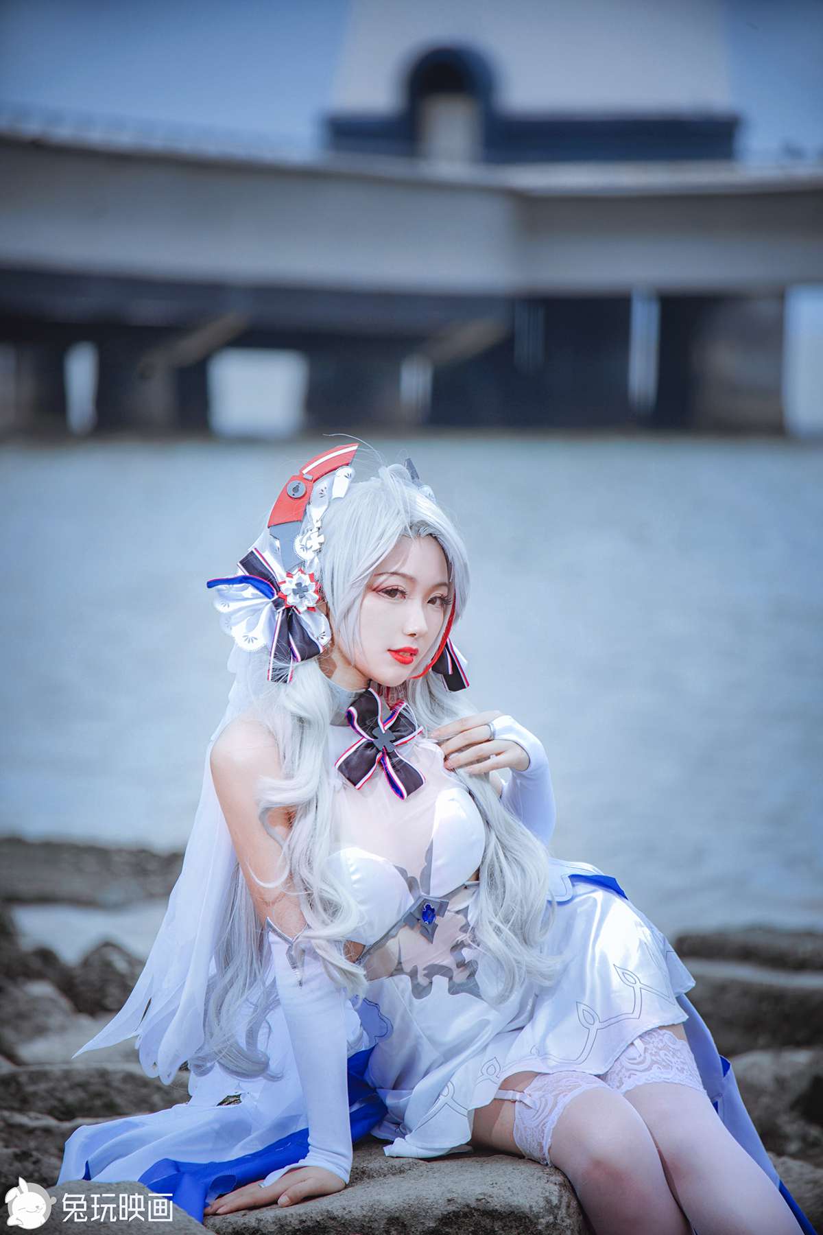 图片[26]-兔玩映画 C175 碧蓝-欧根花嫁 [35P] – 速更版-美库