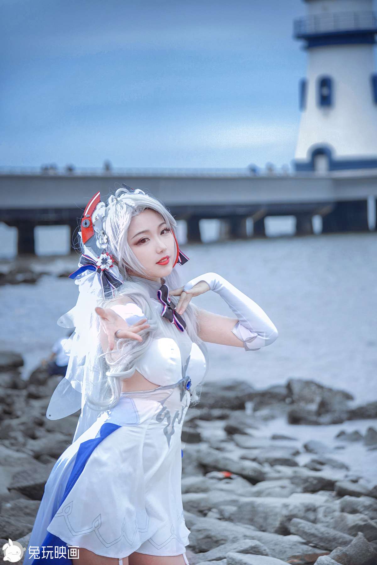 图片[28]-兔玩映画 C175 碧蓝-欧根花嫁 [35P] – 速更版-美库