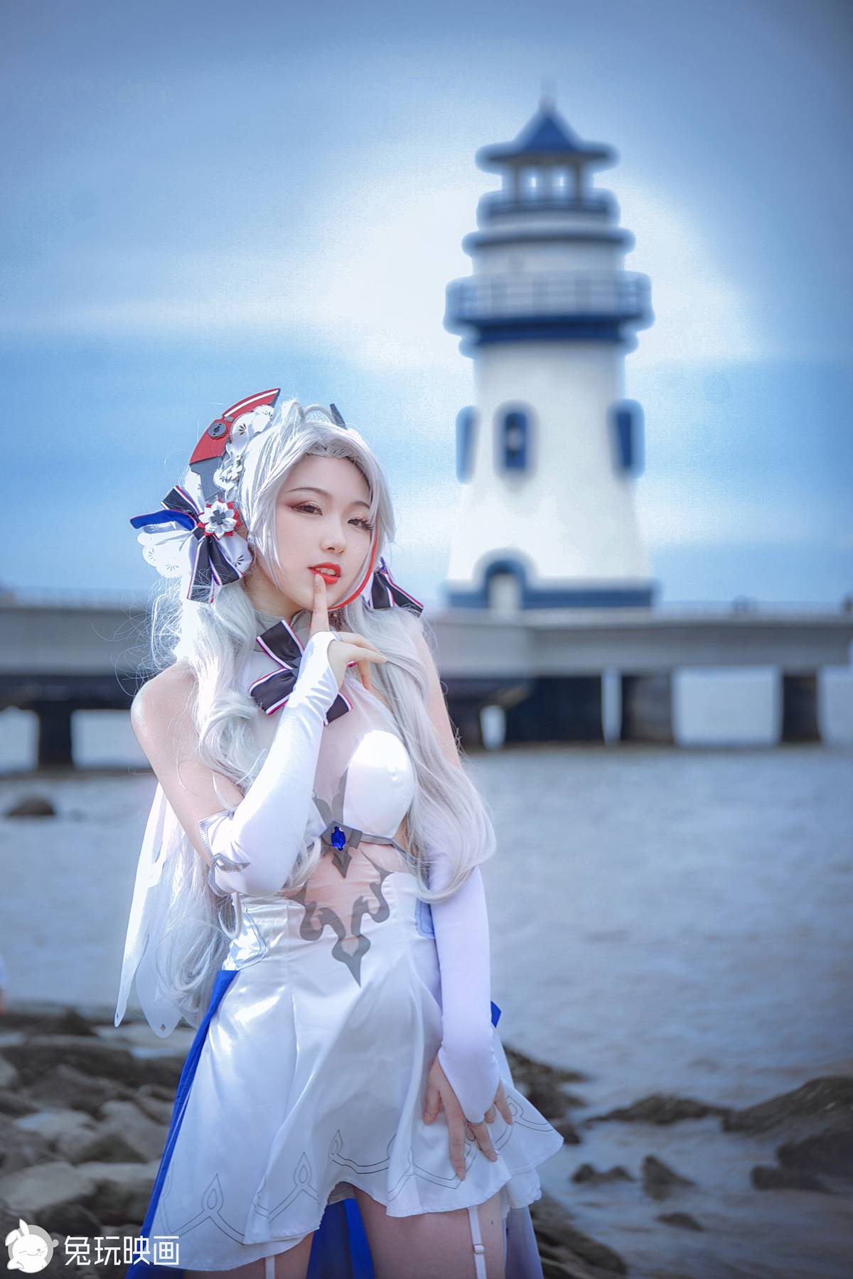 图片[29]-兔玩映画 C175 碧蓝-欧根花嫁 [35P] – 速更版-美库