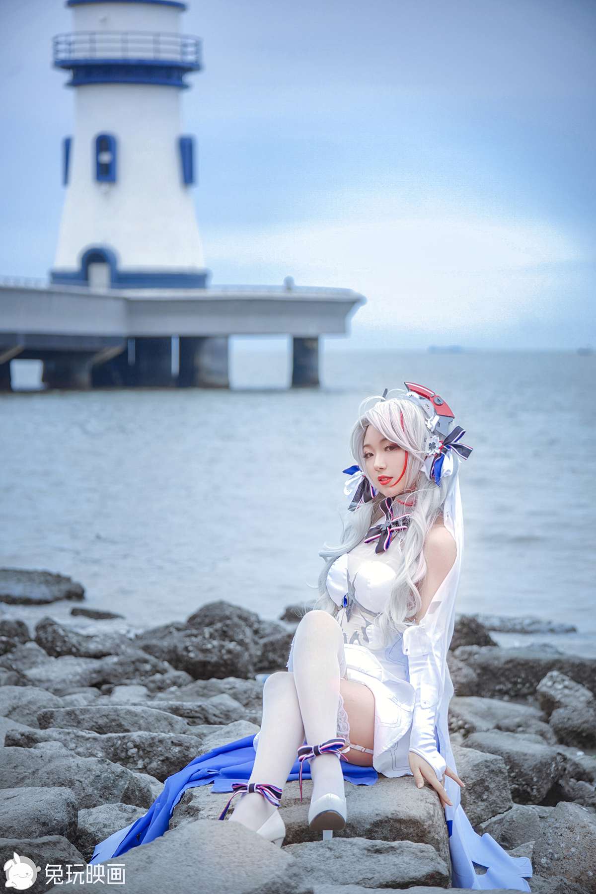 图片[32]-兔玩映画 C175 碧蓝-欧根花嫁 [35P] – 速更版-美库