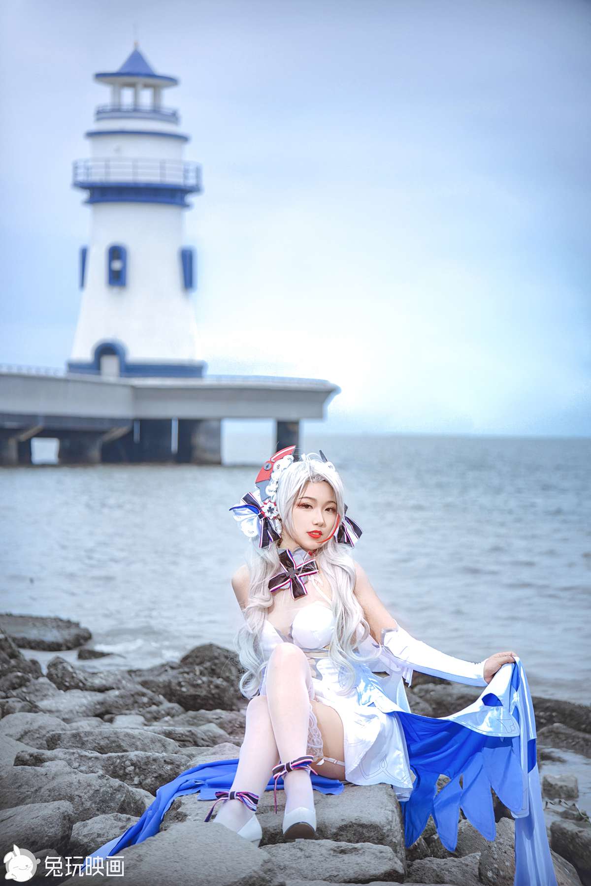 图片[33]-兔玩映画 C175 碧蓝-欧根花嫁 [35P] – 速更版-美库