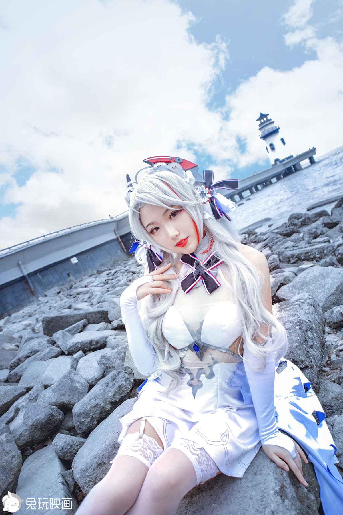 图片[36]-兔玩映画 C175 碧蓝-欧根花嫁 [35P] – 速更版-美库