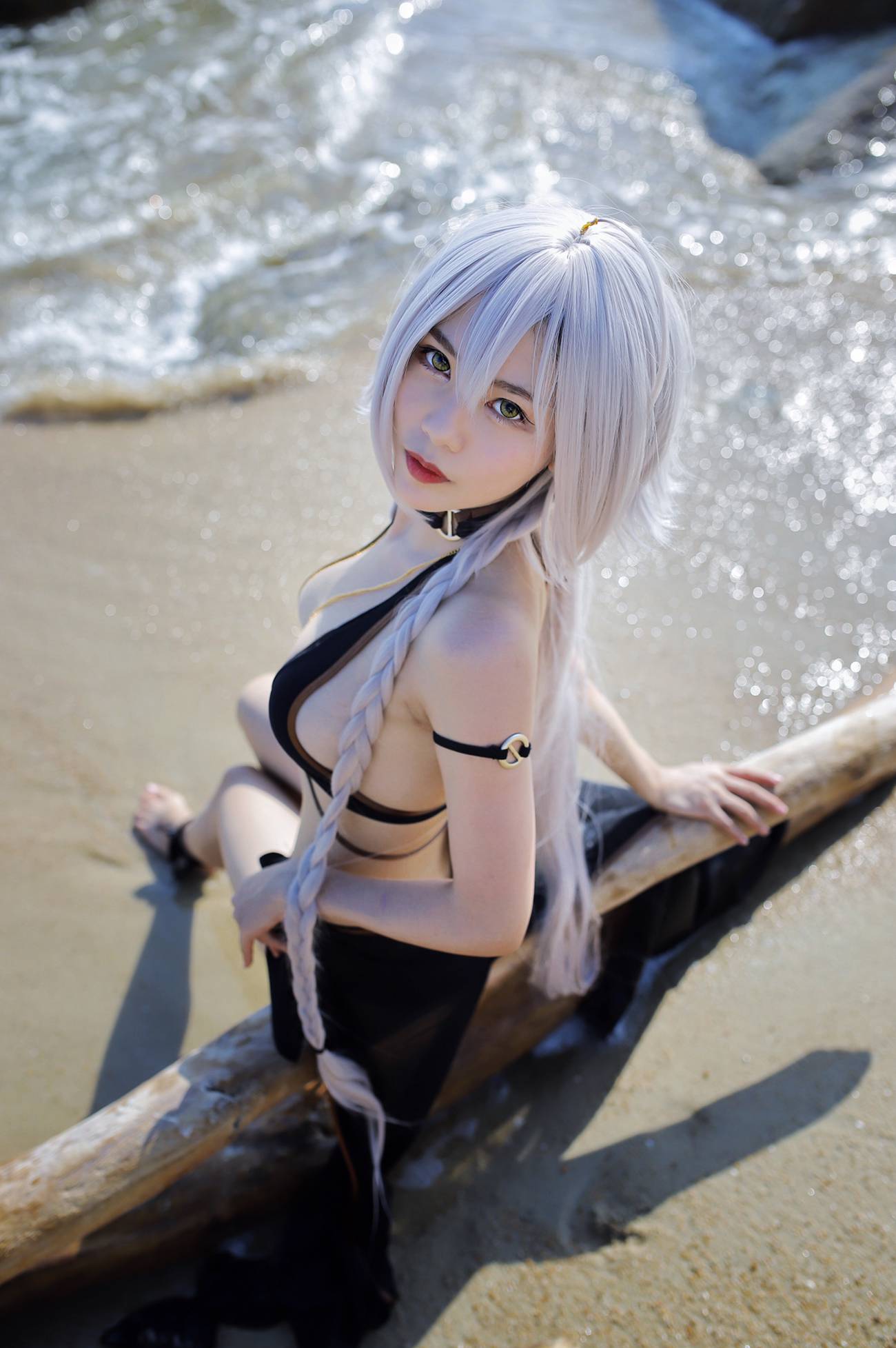 图片[33]-抖娘-利世  – 黑贞德泳装[40P] – 速更版-美库