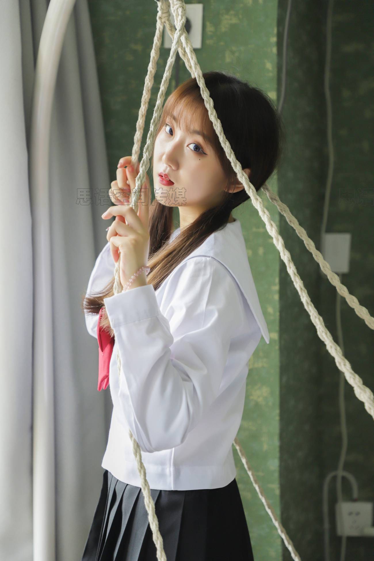 图片[22]-[SiHua思话]SH203 露露 露露的JK[50P] – 速更版-美库