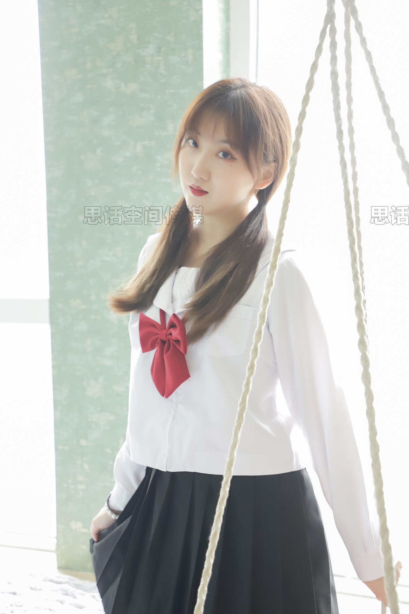 图片[24]-[SiHua思话]SH203 露露 露露的JK[50P] – 速更版-美库