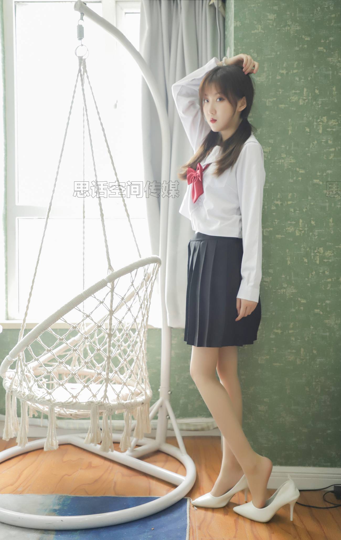 图片[25]-[SiHua思话]SH203 露露 露露的JK[50P] – 速更版-美库