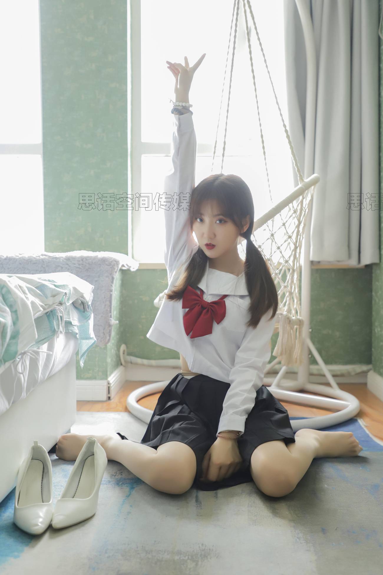 图片[30]-[SiHua思话]SH203 露露 露露的JK[50P] – 速更版-美库