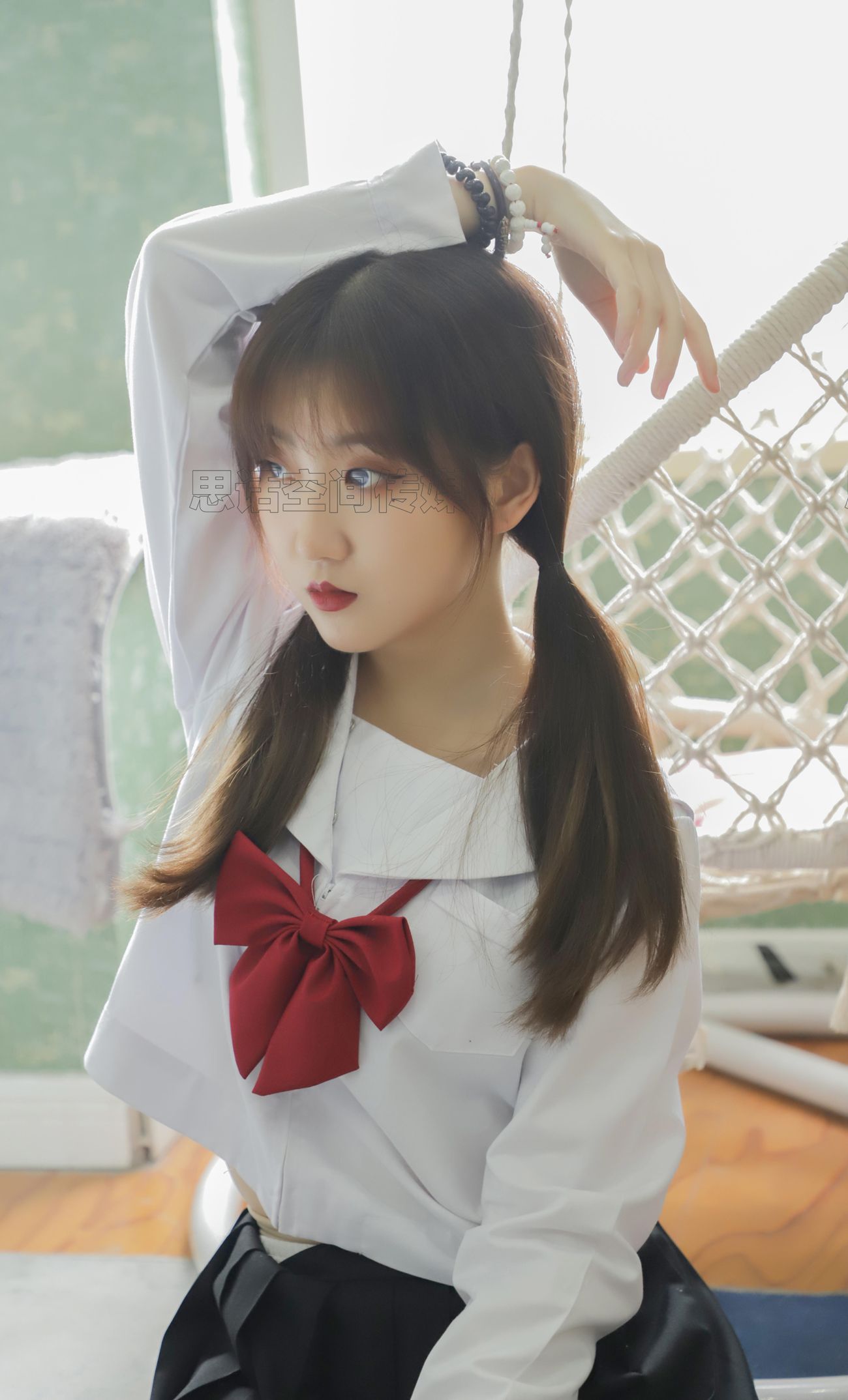 图片[31]-[SiHua思话]SH203 露露 露露的JK[50P] – 速更版-美库