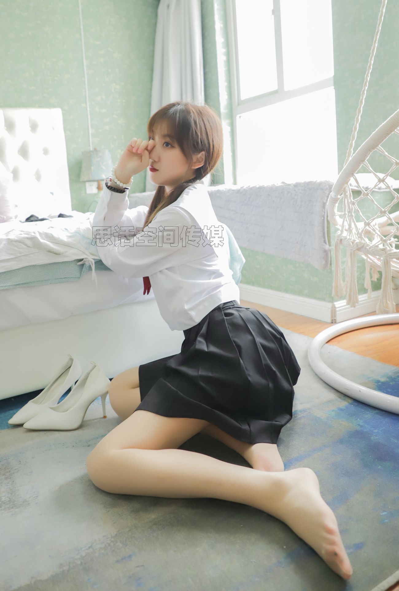 图片[34]-[SiHua思话]SH203 露露 露露的JK[50P] – 速更版-美库
