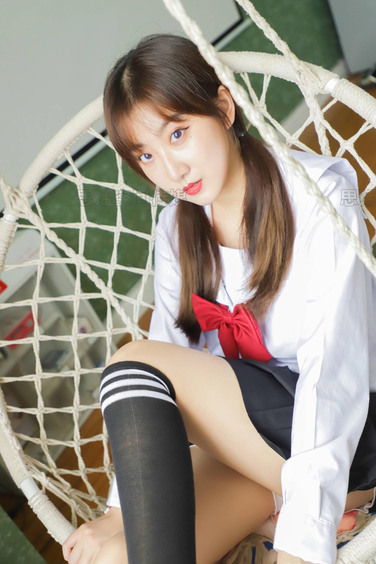 图片[48]-[SiHua思话]SH203 露露 露露的JK[50P] – 速更版-美库