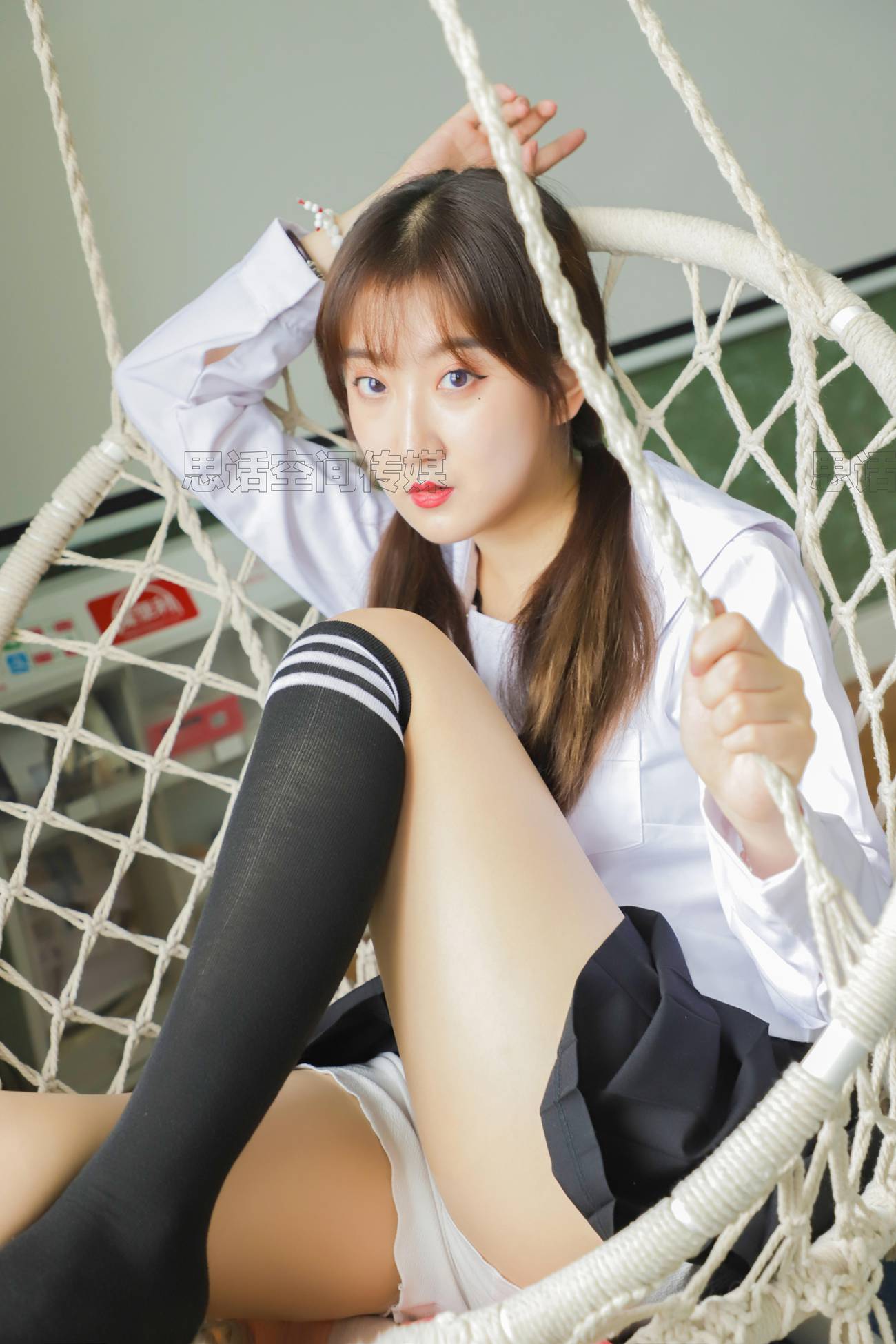 图片[50]-[SiHua思话]SH203 露露 露露的JK[50P] – 速更版-美库