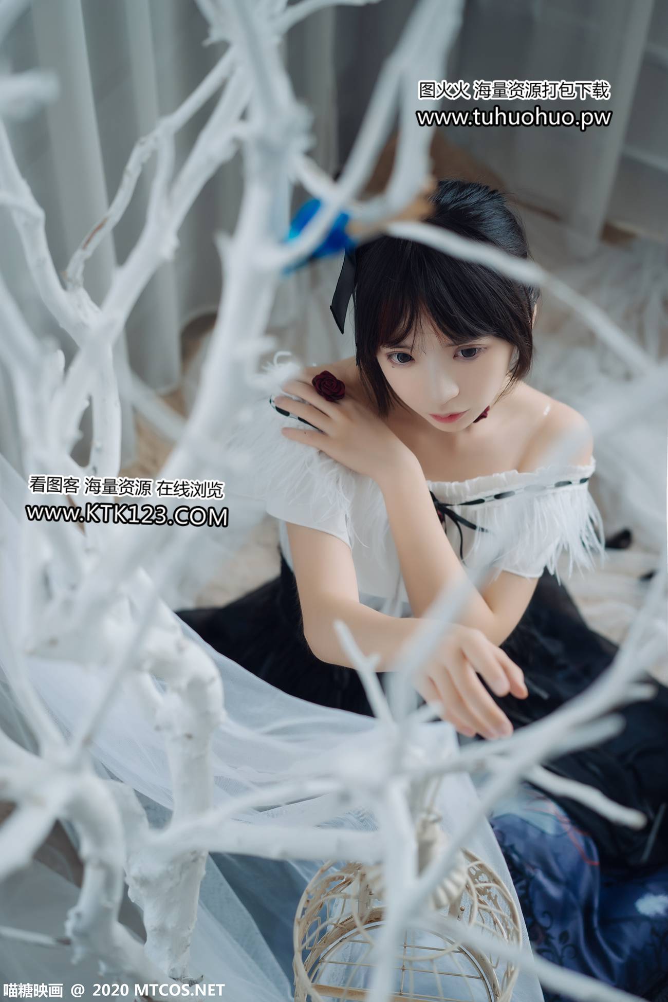 图片[15]-[喵糖映画]VOL.329 小白裙[22P] – 速更版-美库