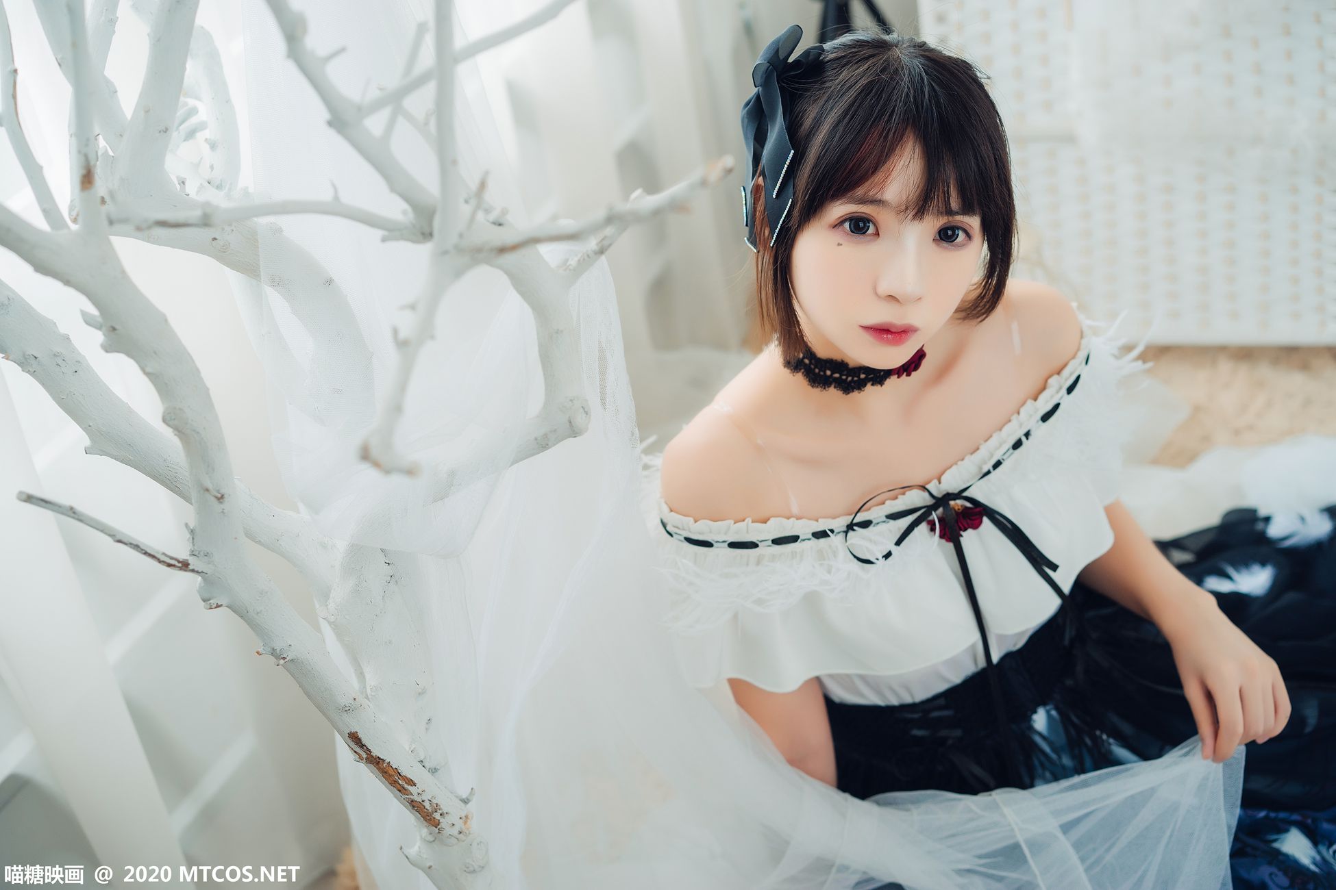 图片[16]-[喵糖映画]VOL.329 小白裙[22P] – 速更版-美库