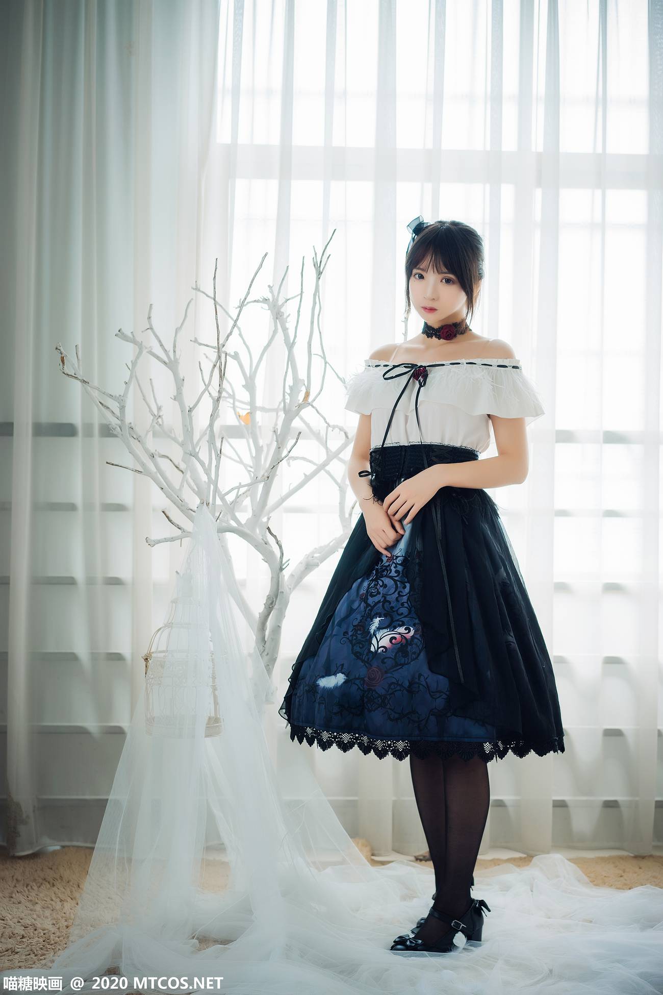 图片[18]-[喵糖映画]VOL.329 小白裙[22P] – 速更版-美库