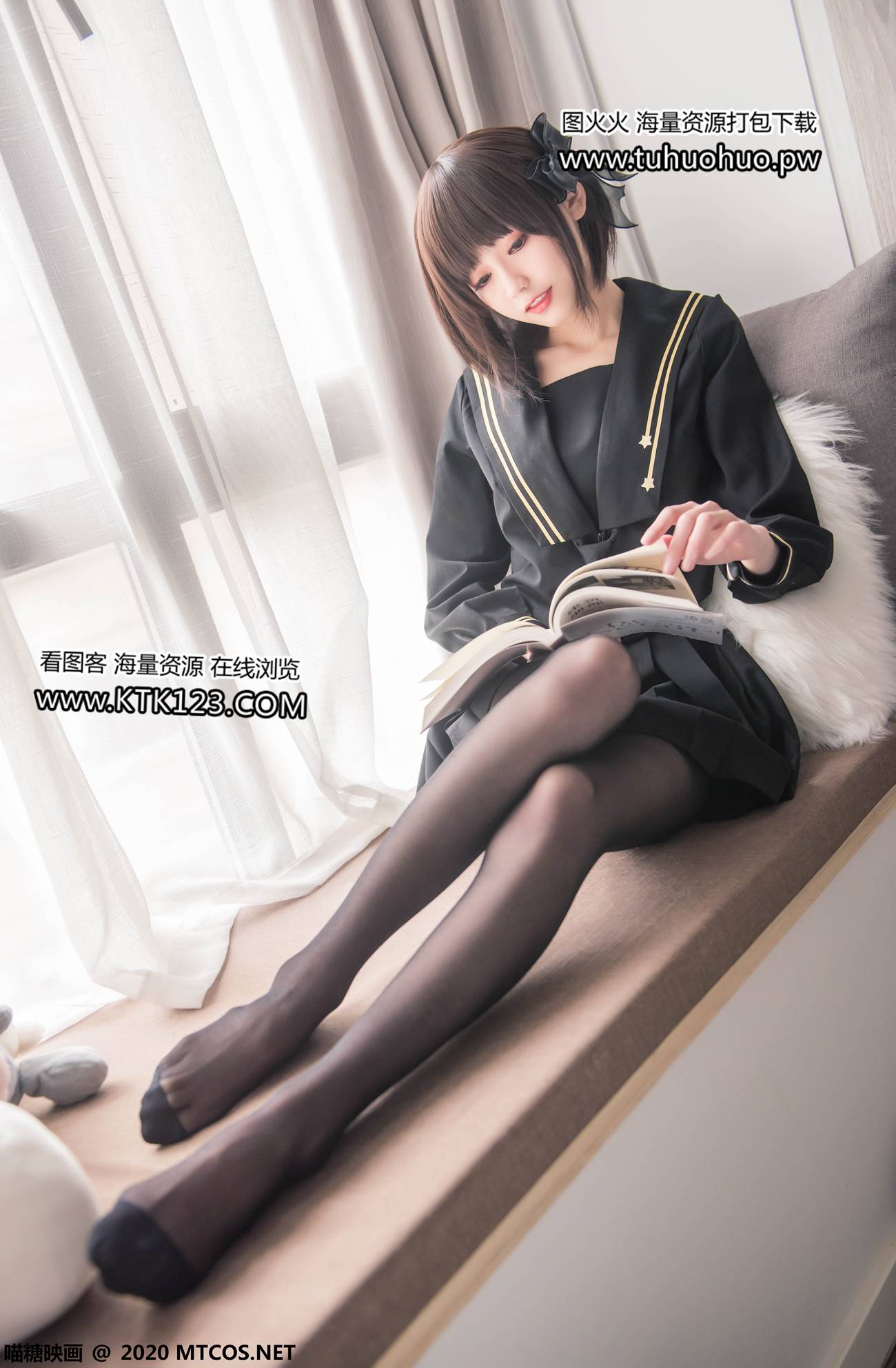 图片[10]-[喵糖映画]VOL.330 窗台少女[20P] – 速更版-美库