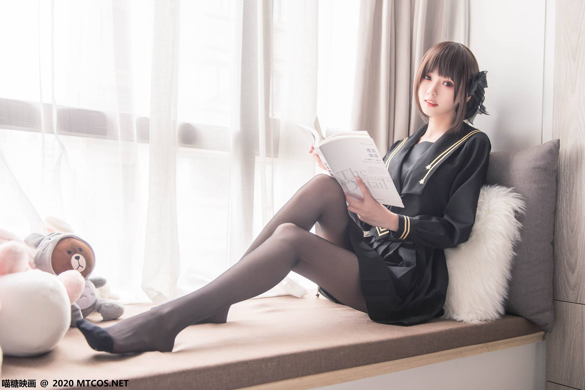 图片[11]-[喵糖映画]VOL.330 窗台少女[20P] – 速更版-美库