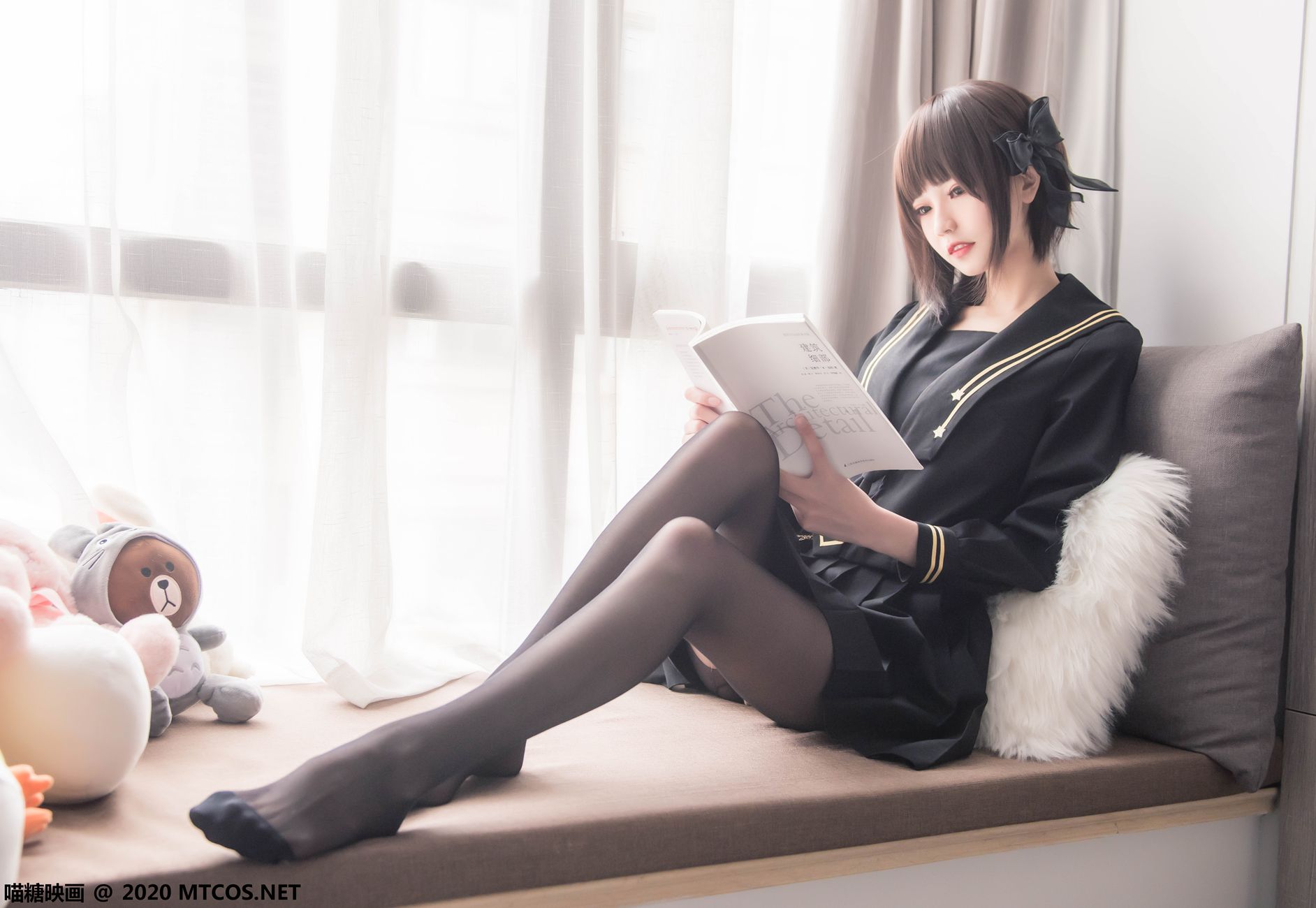 图片[12]-[喵糖映画]VOL.330 窗台少女[20P] – 速更版-美库