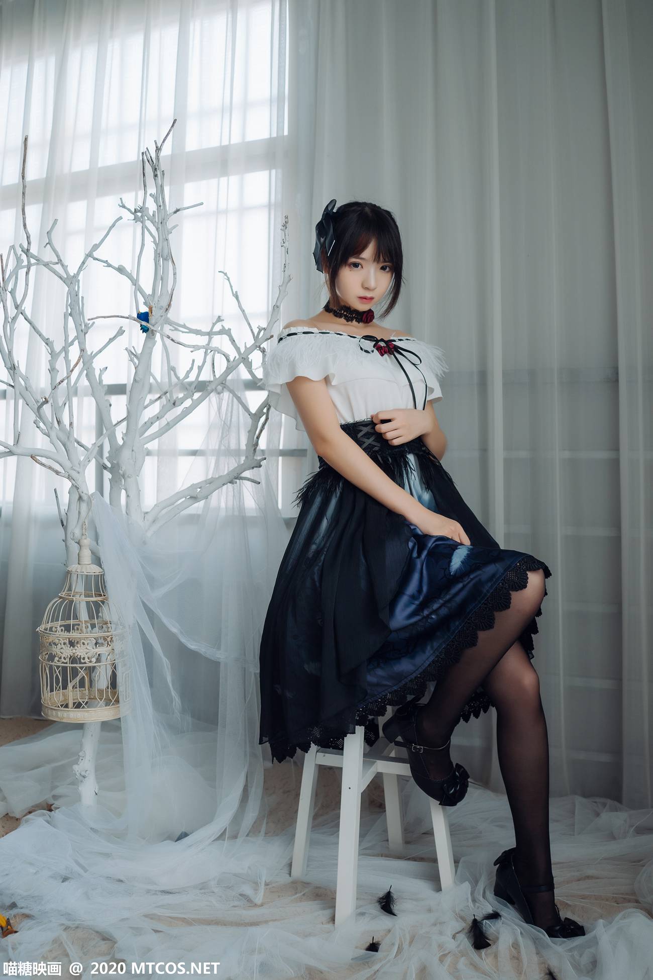 图片[23]-[喵糖映画]VOL.329 小白裙[22P] – 速更版-美库