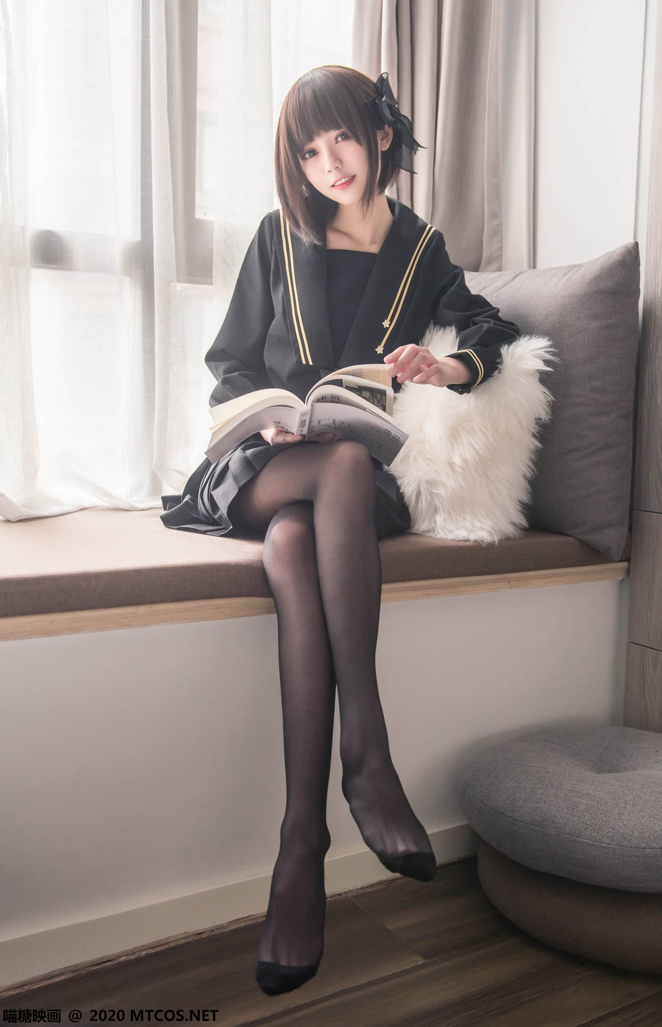 图片[19]-[喵糖映画]VOL.330 窗台少女[20P] – 速更版-美库