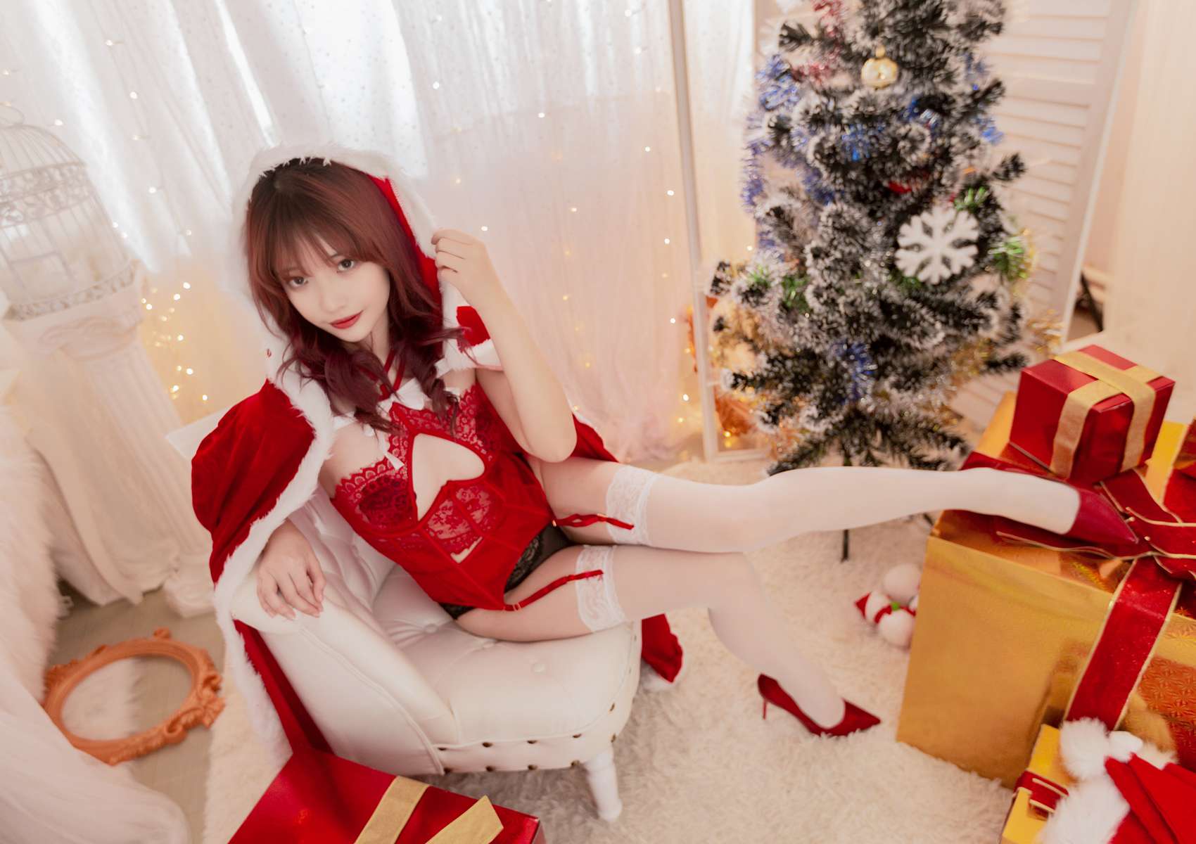 图片[12]-雯妹不讲道理 圣诞节 [17P] – 速更版-美库