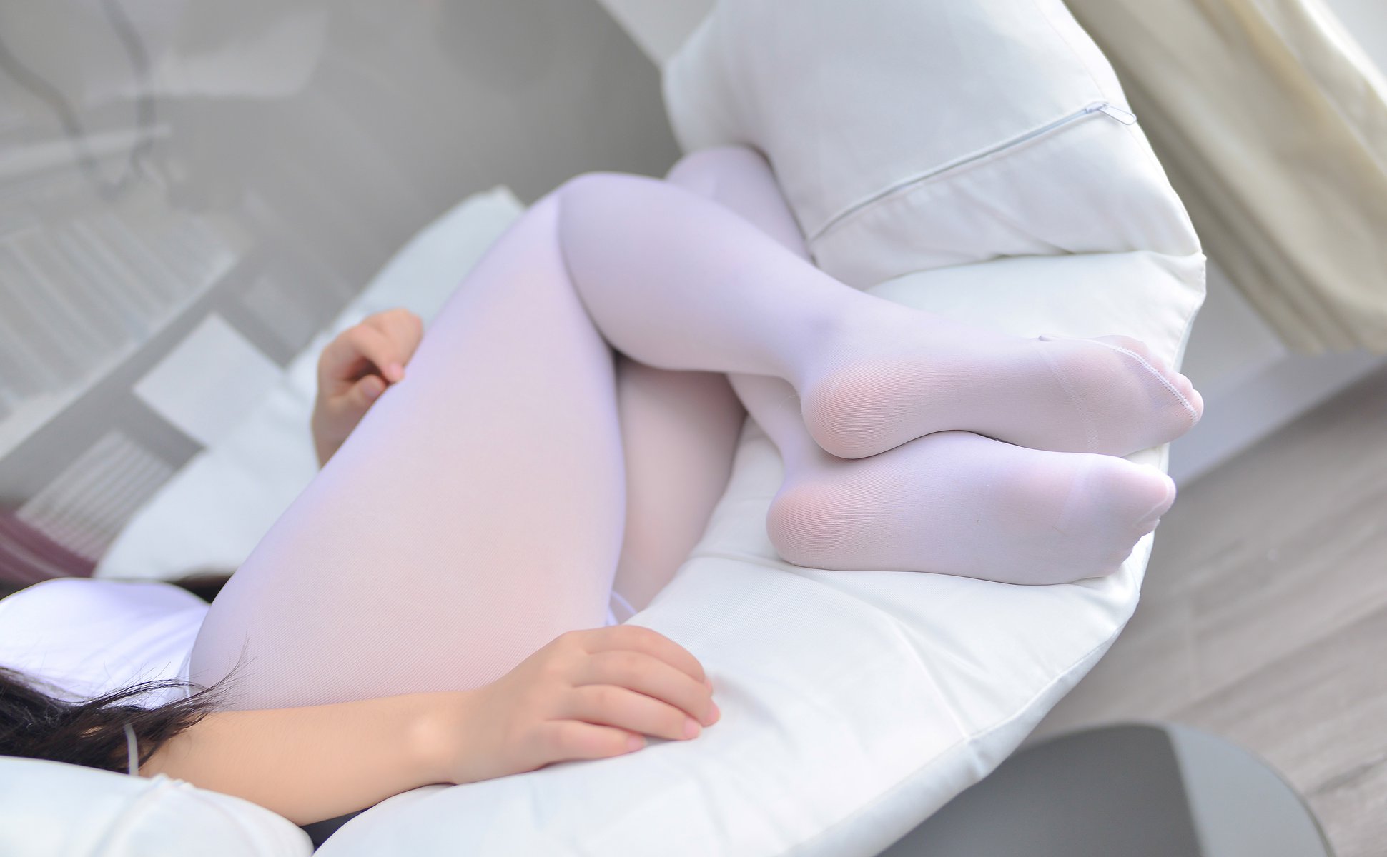 图片[21]-Cos小姐姐雪琪 双马尾白丝体操服 [25P] – 速更版-美库