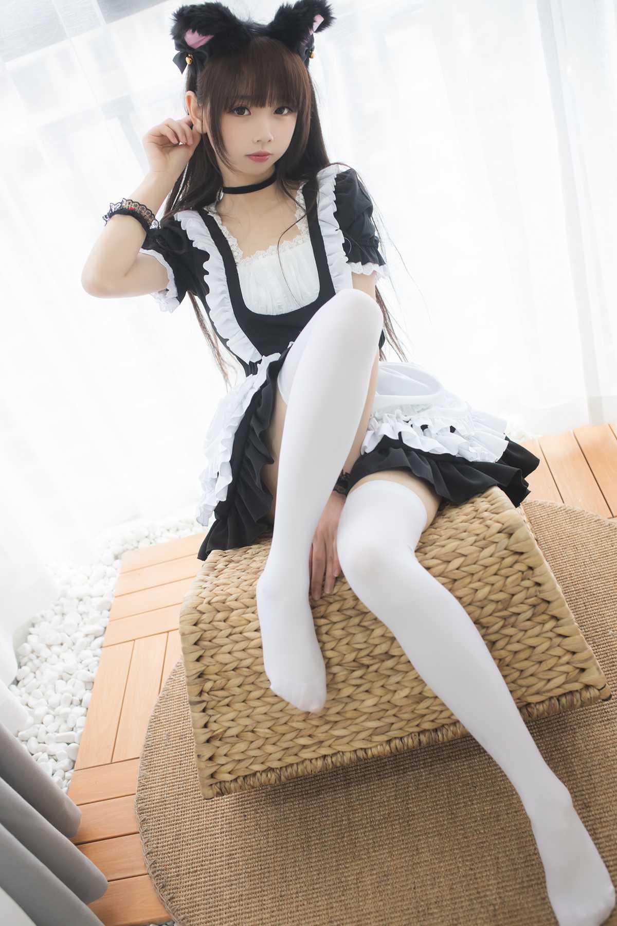 图片[21]-Cos小姐姐雪琪 白丝女仆普通版 [30P] – 速更版-美库
