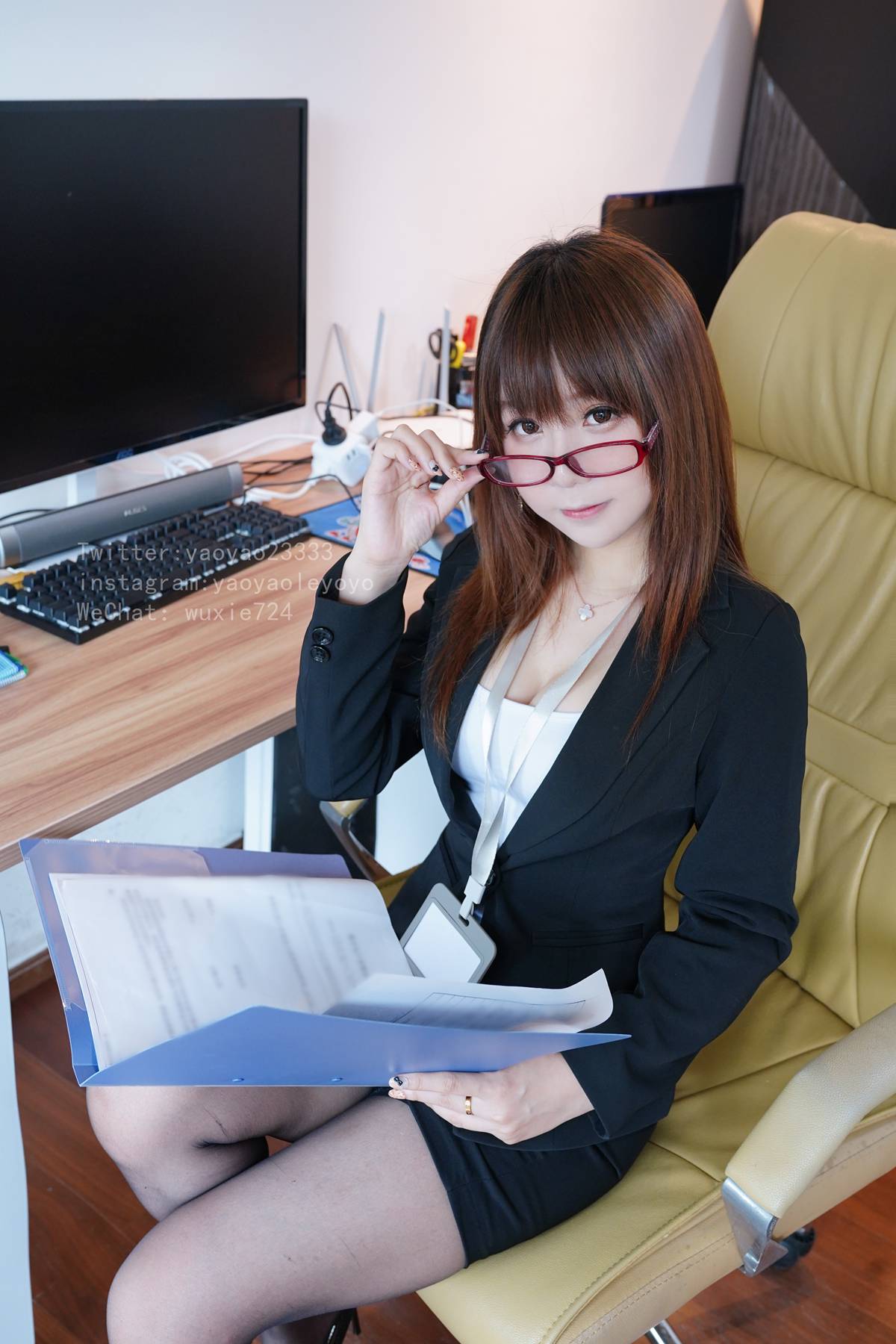 图片[32]-摇摇乐の小秘书 [33P] – 速更版-美库