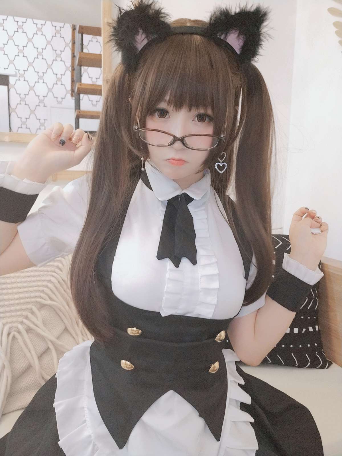 图片[13]-摇摇乐 女仆无水印 [37P] – 速更版-美库