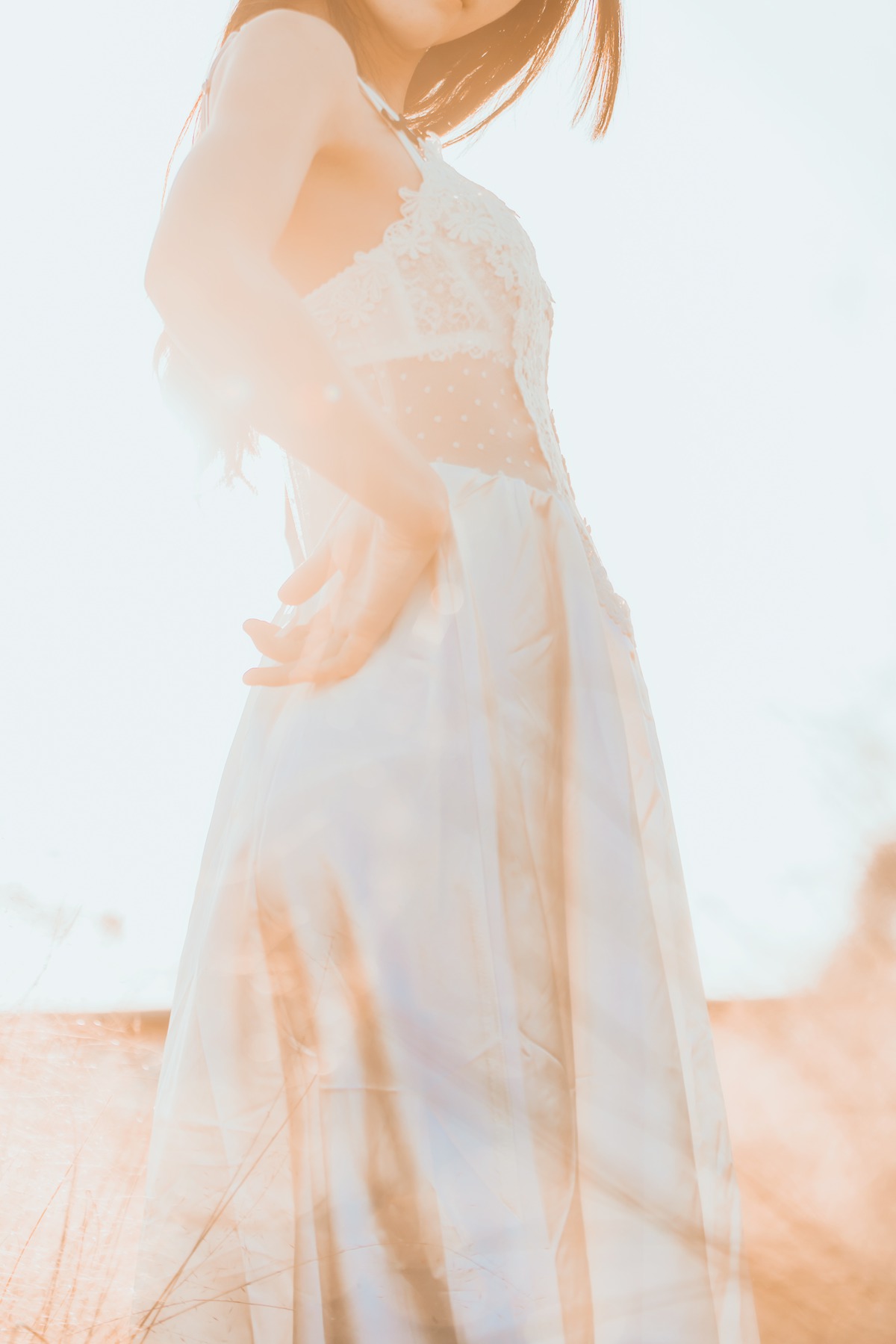 图片[24]-桜桃喵 冬眠 麦田白裙下 [45P] – 速更版-美库