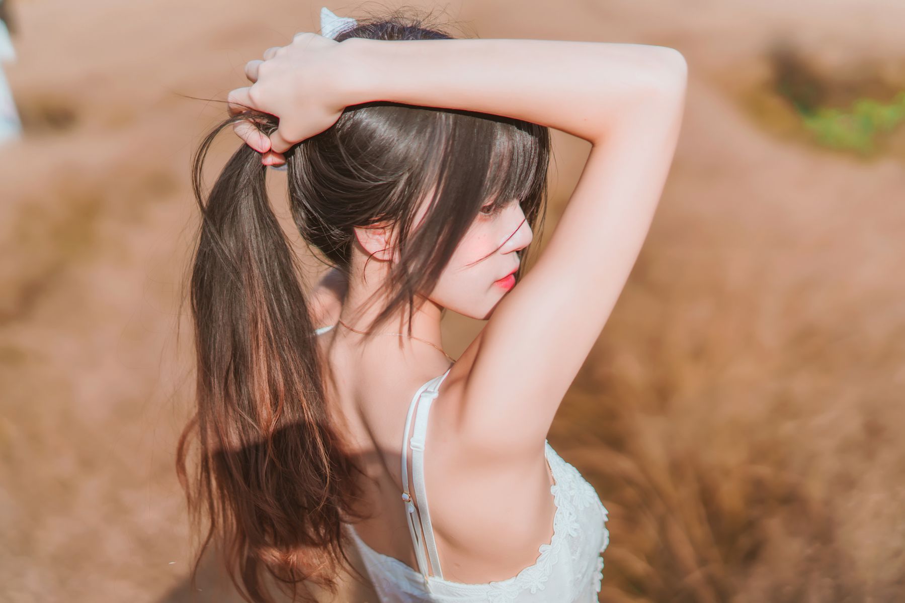 图片[42]-桜桃喵 冬眠 麦田白裙下 [45P] – 速更版-美库